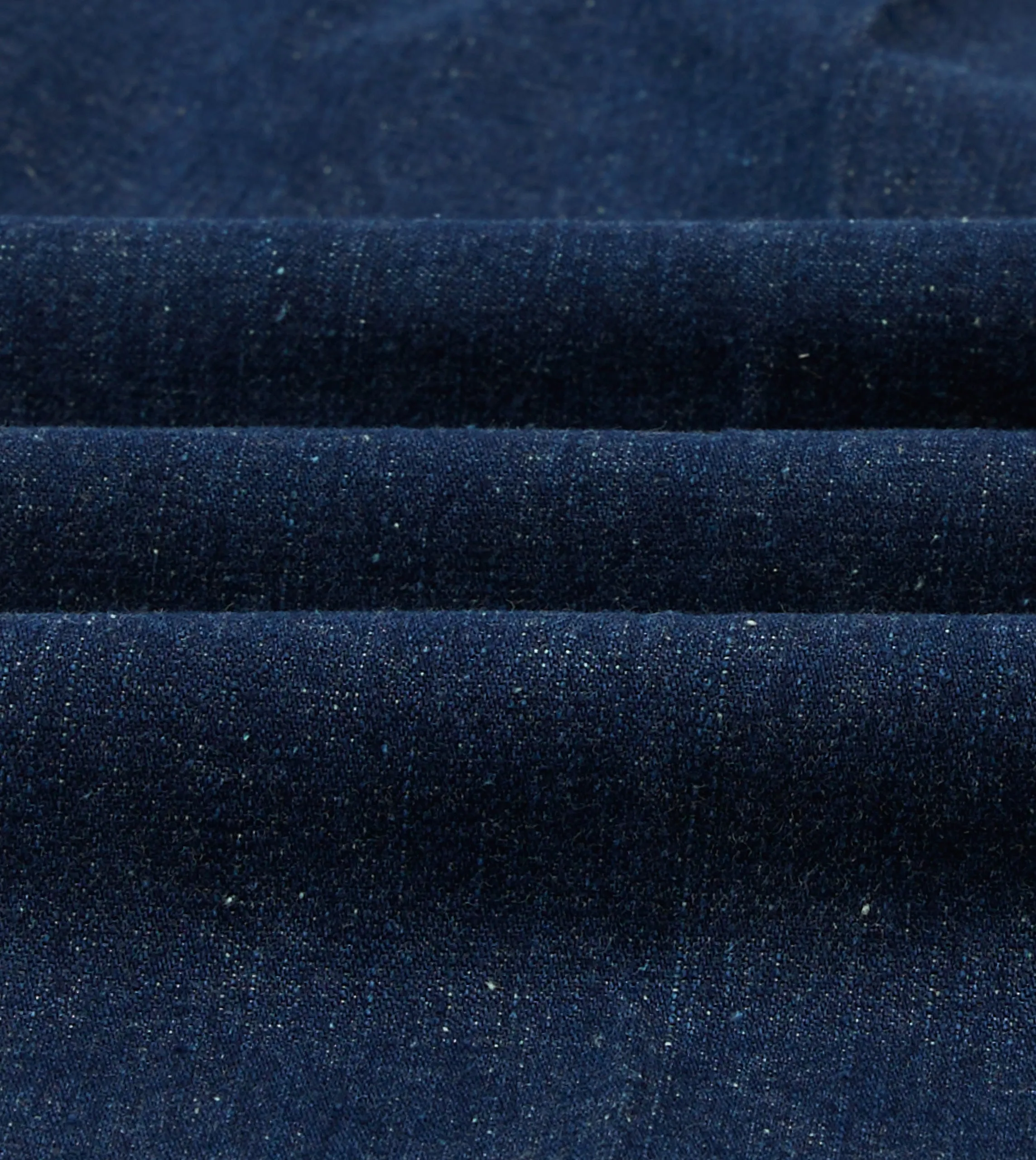 Indigo Cotton-Linen Games Trousers