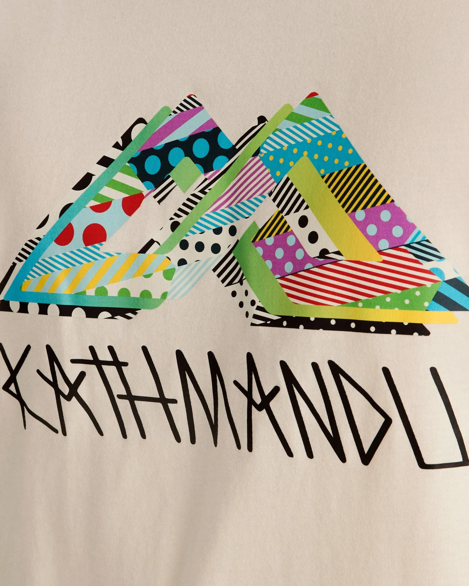 Jason Woodside Kathmandu Logo Men's T-shirt - Natural