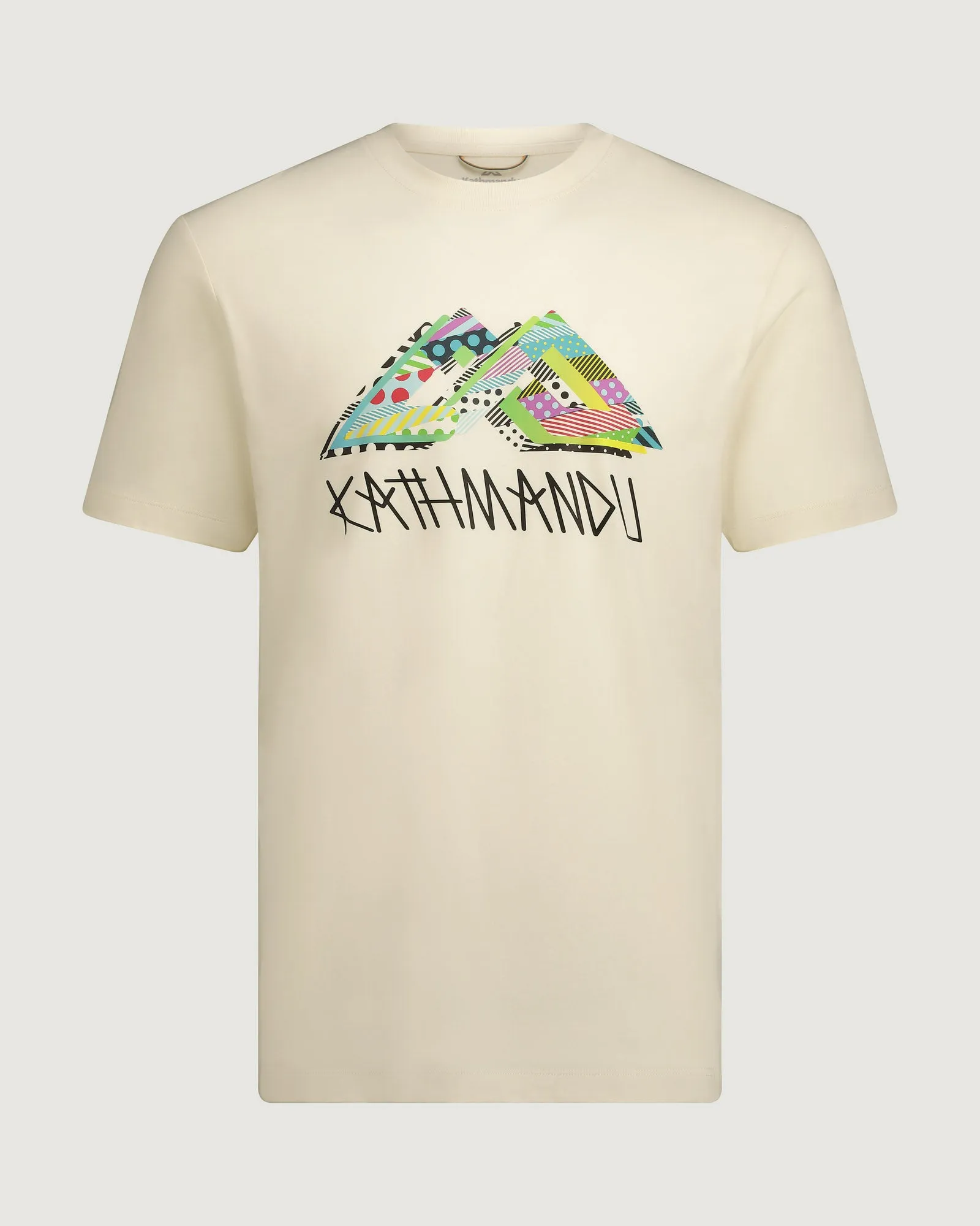 Jason Woodside Kathmandu Logo Men's T-shirt - Natural