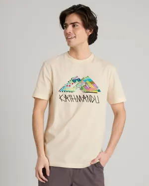 Jason Woodside Kathmandu Logo Men's T-shirt - Natural