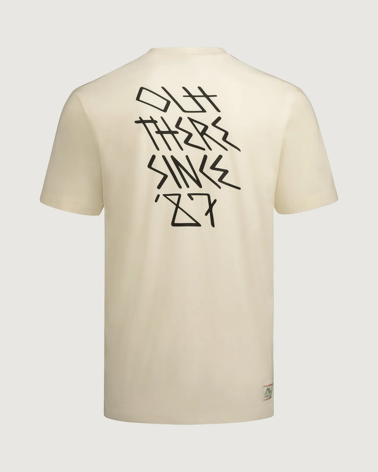 Jason Woodside Kathmandu Logo Men's T-shirt - Natural