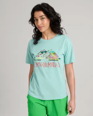 Jason Woodside Kathmandu Logo Women's T-shirt - Splash
