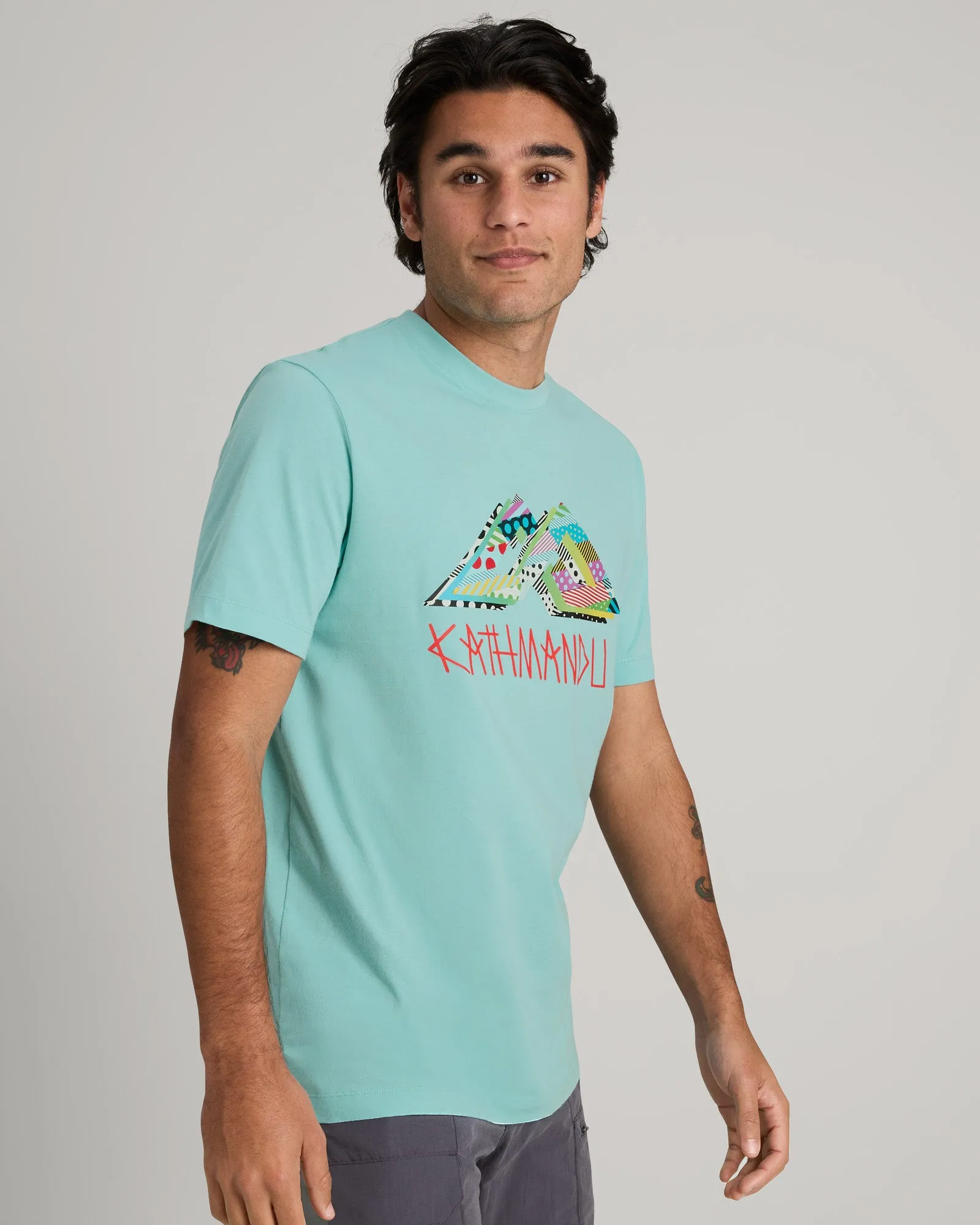 Jason Woodside Prism Men's Organic Cotton T-shirt - Splash