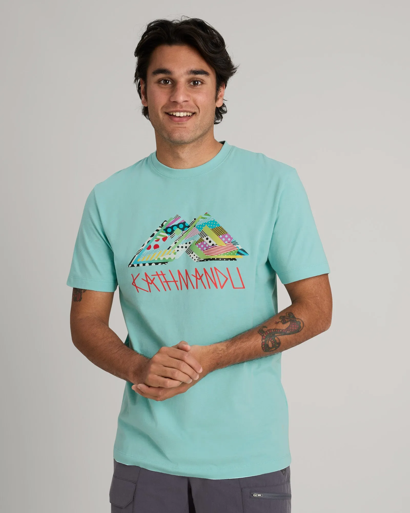 Jason Woodside Prism Men's Organic Cotton T-shirt - Splash