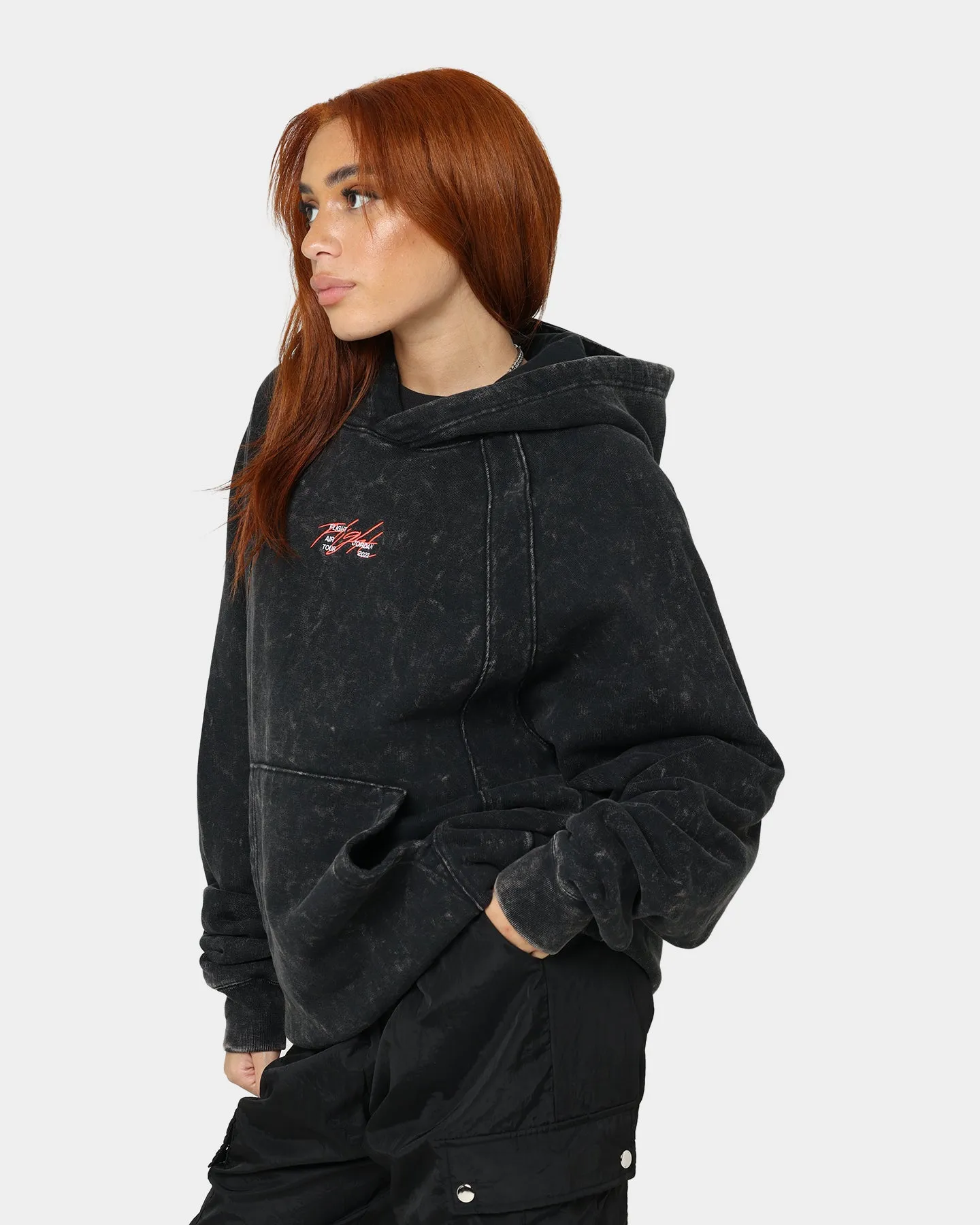 Jordan Flight Heritage French Terry Pullover Hoodie Black