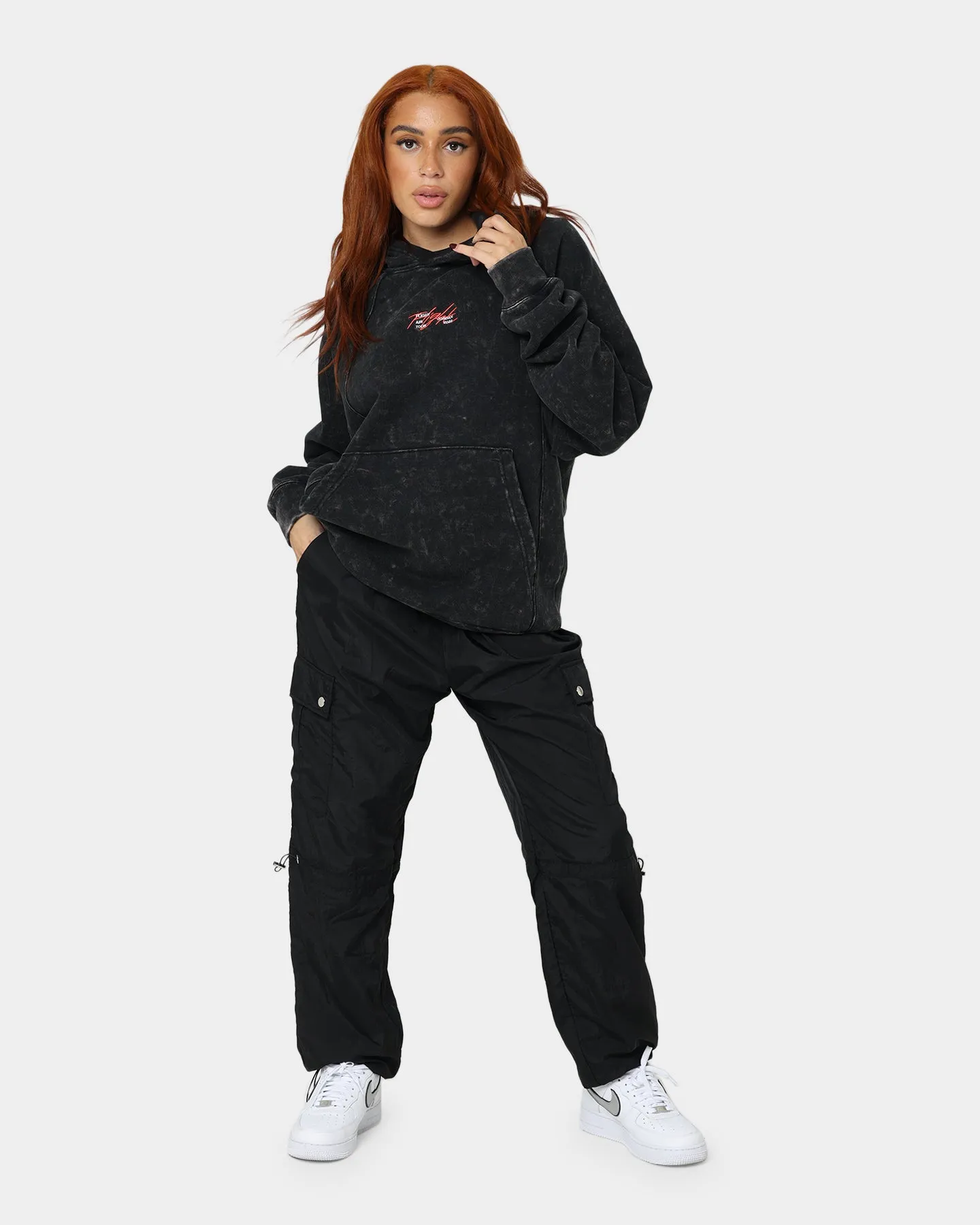 Jordan Flight Heritage French Terry Pullover Hoodie Black