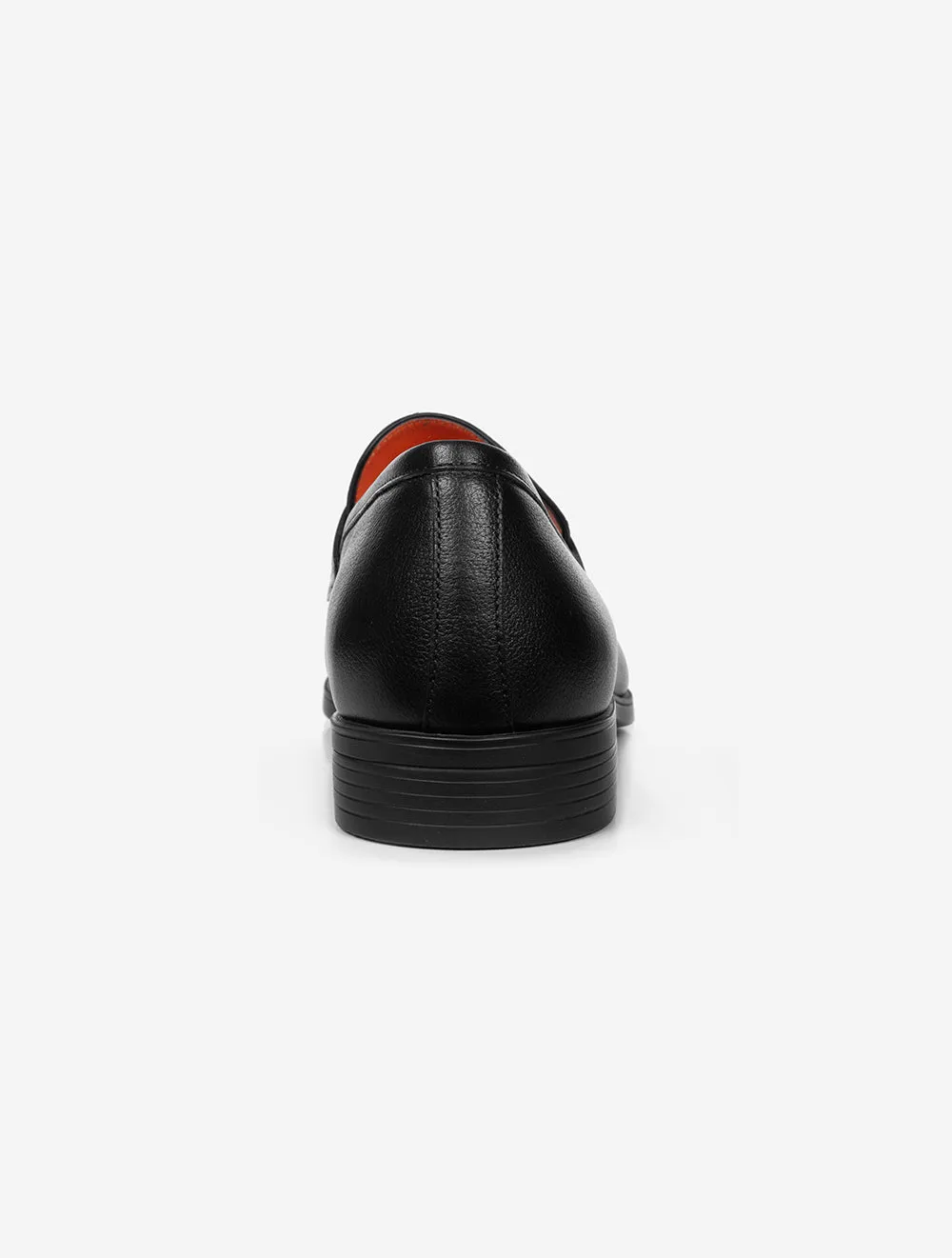 Leather Penny Loafer Shoe Black