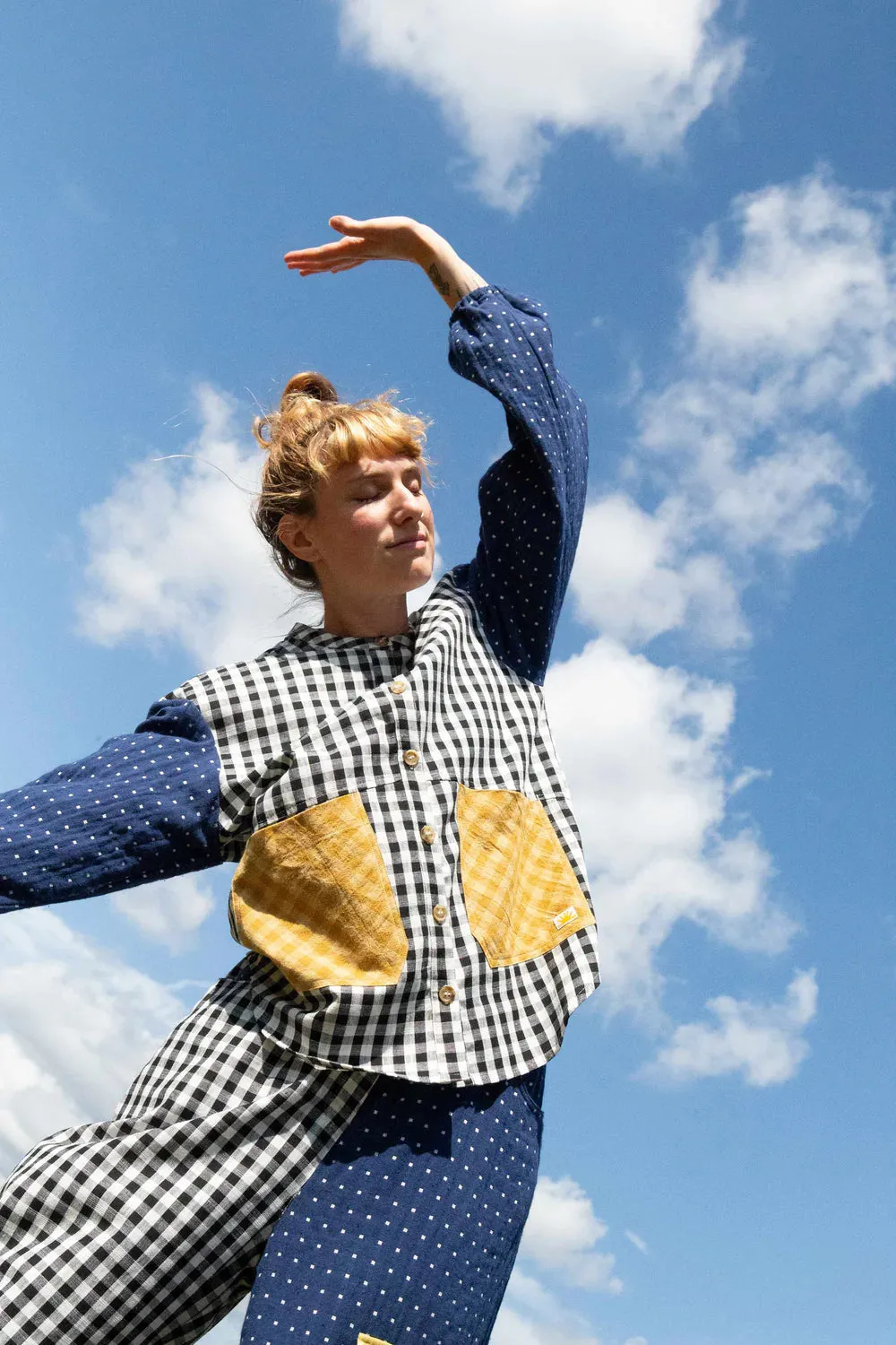 LF Markey Gale Shirt Patchwork Check