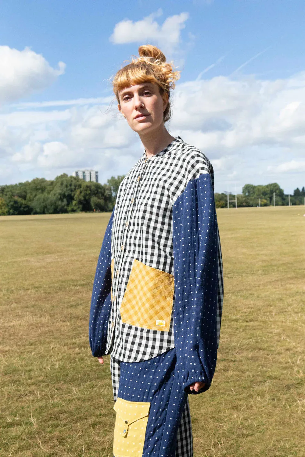 LF Markey Gale Shirt Patchwork Check