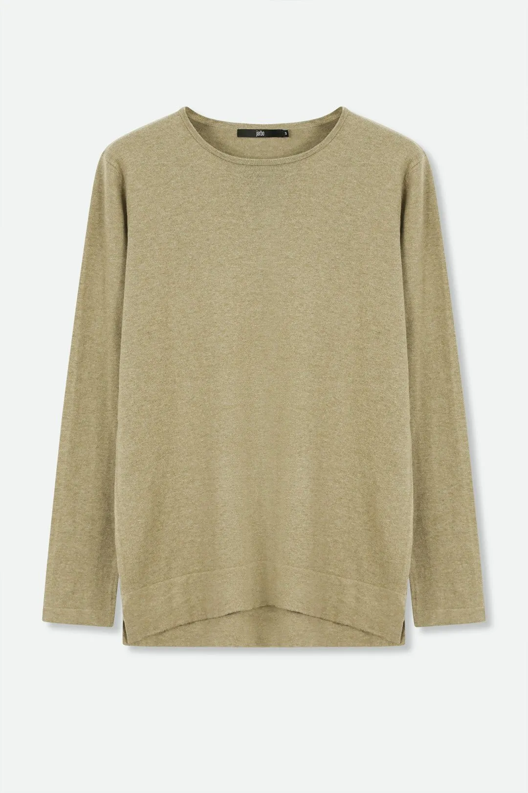 LIMITED EDITION STEVIE LONG SLEEVE CREW IN KNIT PIMA COTTON