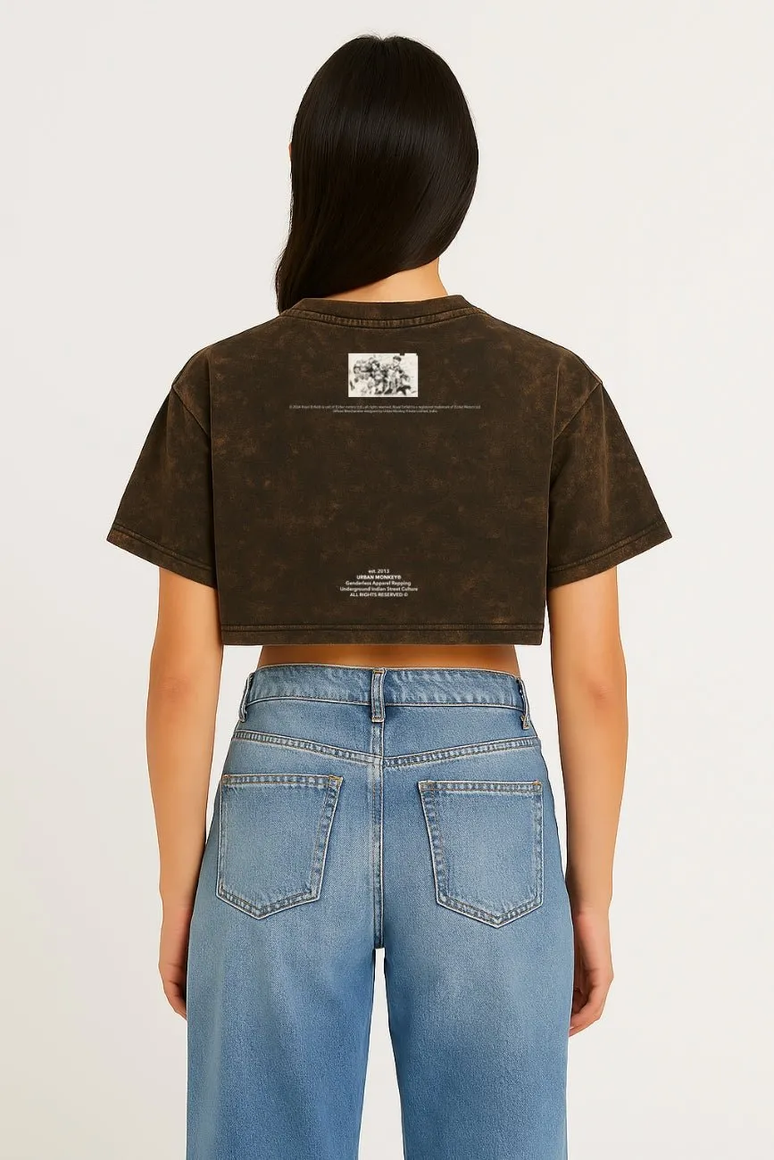 Made Like A Gun Cropped Tee 001_Royal Enfield x Urban Monkey
