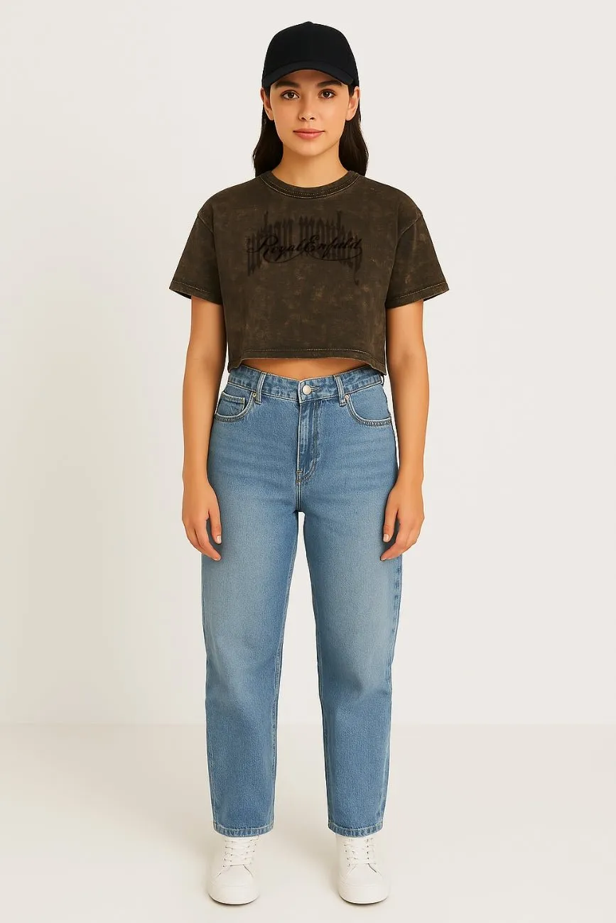 Made Like A Gun Cropped Tee 001_Royal Enfield x Urban Monkey