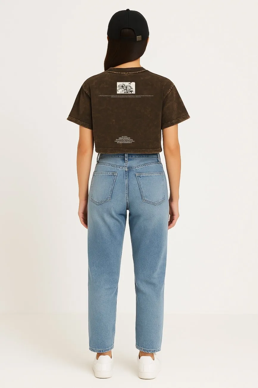 Made Like A Gun Cropped Tee 001_Royal Enfield x Urban Monkey