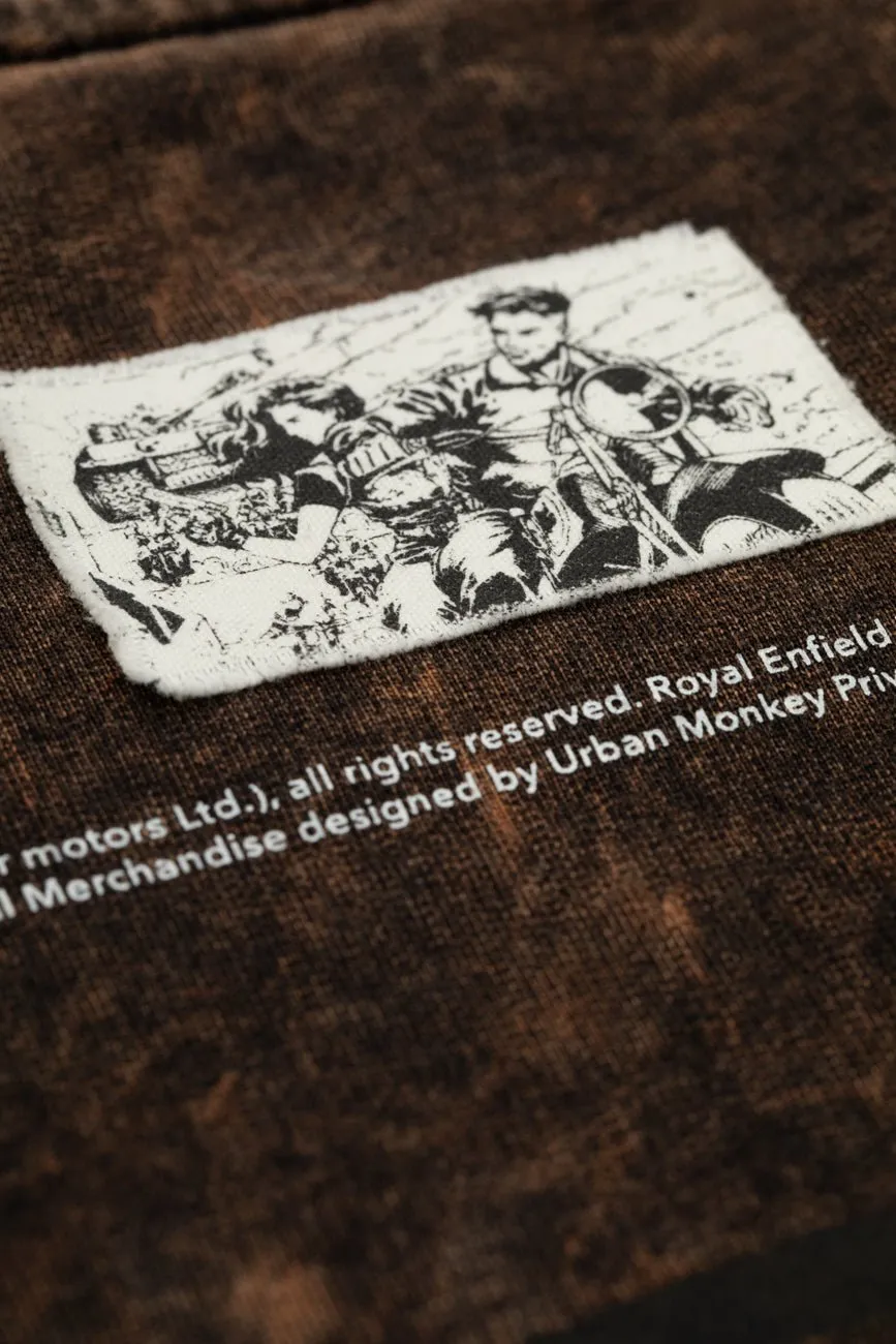 Made Like A Gun Cropped Tee 001_Royal Enfield x Urban Monkey