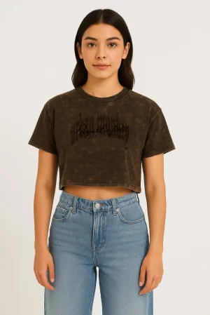 Made Like A Gun Cropped Tee 001_Royal Enfield x Urban Monkey