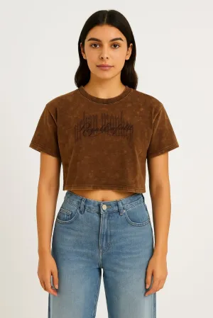 Made Like A Gun Cropped Tee 002_Royal Enfield x Urban Monkey