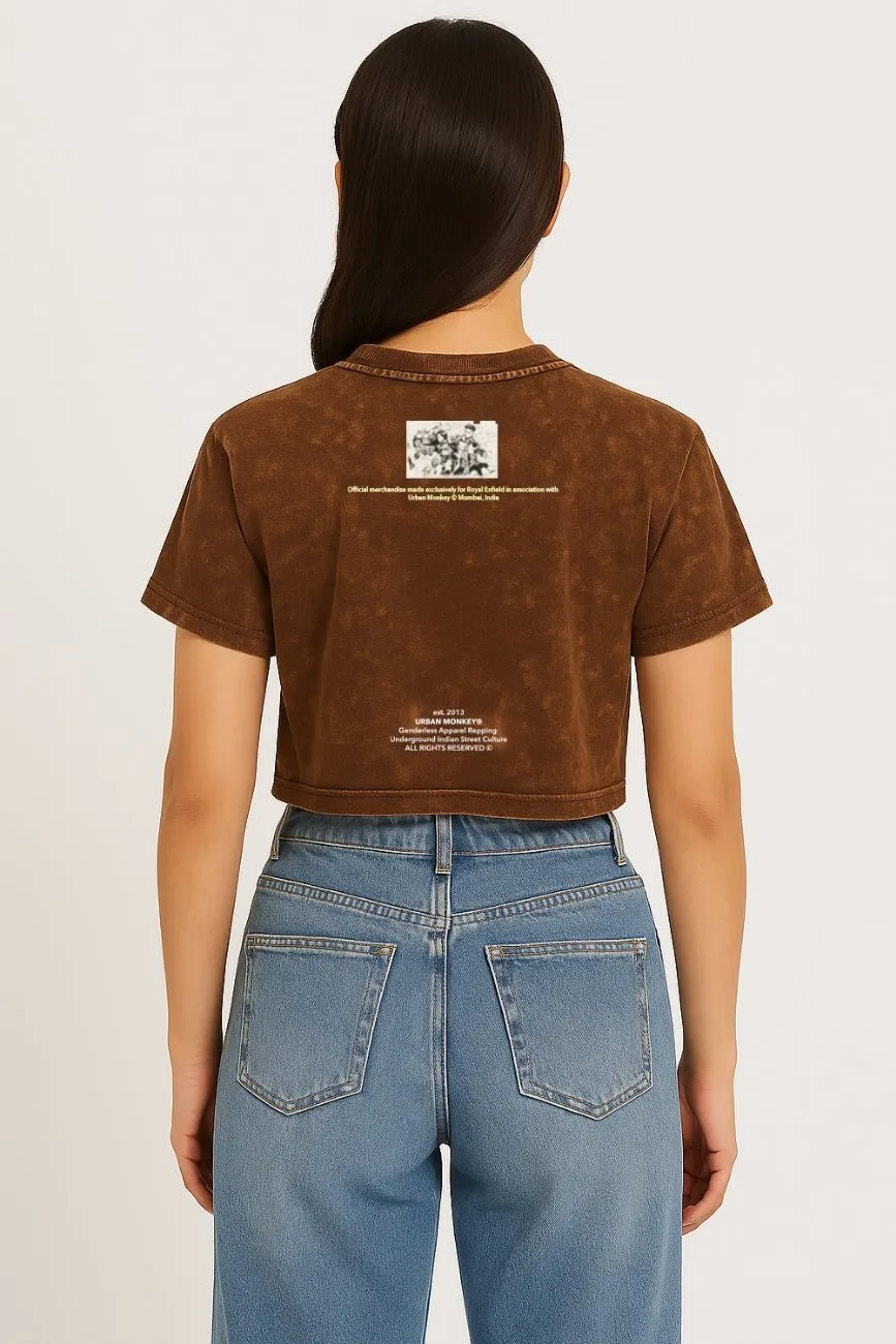 Made Like A Gun Cropped Tee 002_Royal Enfield x Urban Monkey
