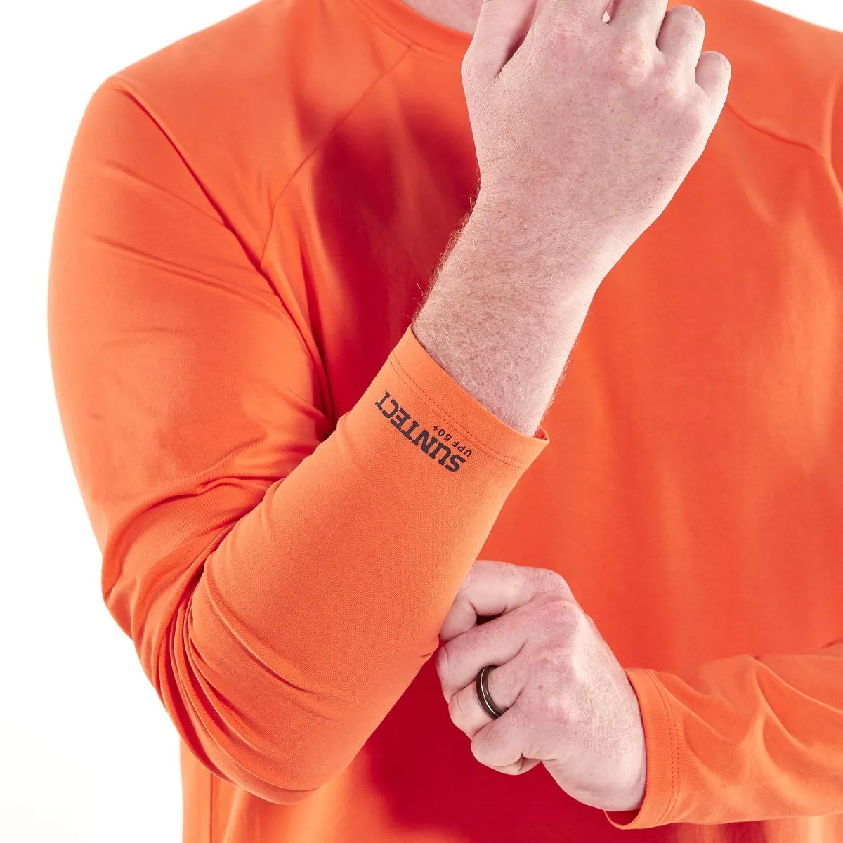 Men's Contractor Long Sleeve Tee | Zone Orange