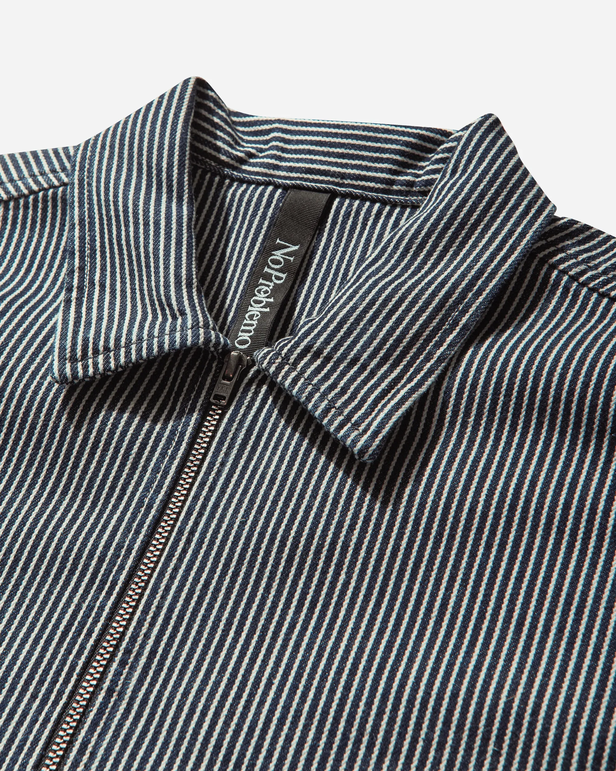 Men's Mini Problemo Shortsleeve Work Shirt Denim Blue