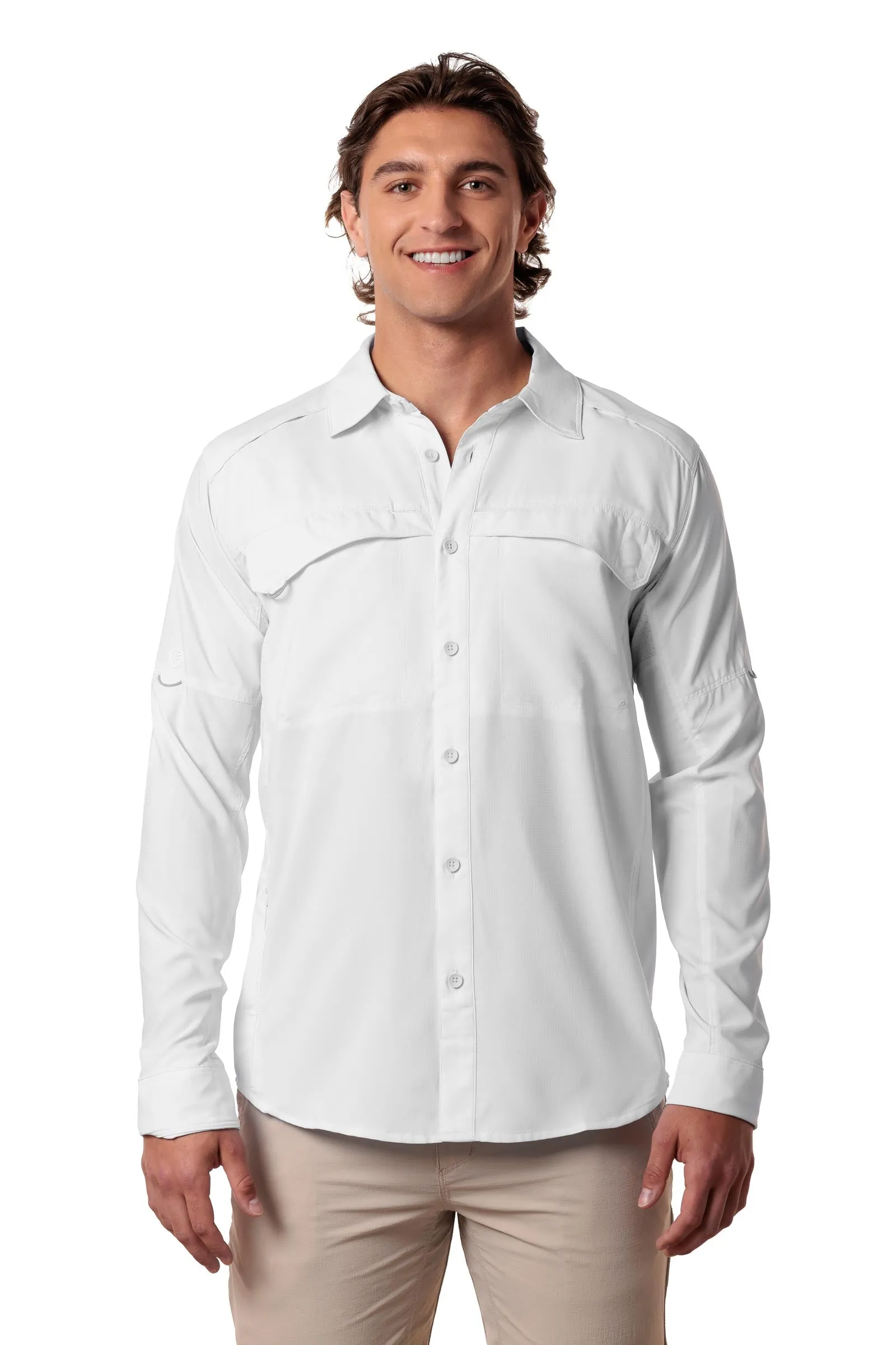 Men's Nassau Fishing Shirt | White