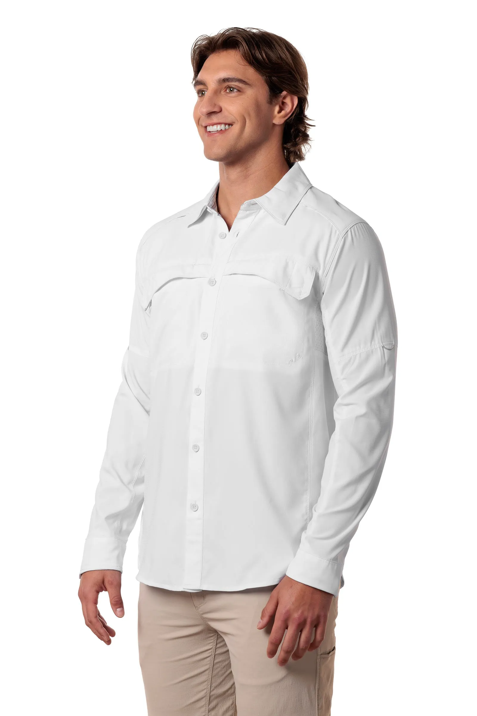 Men's Nassau Fishing Shirt | White