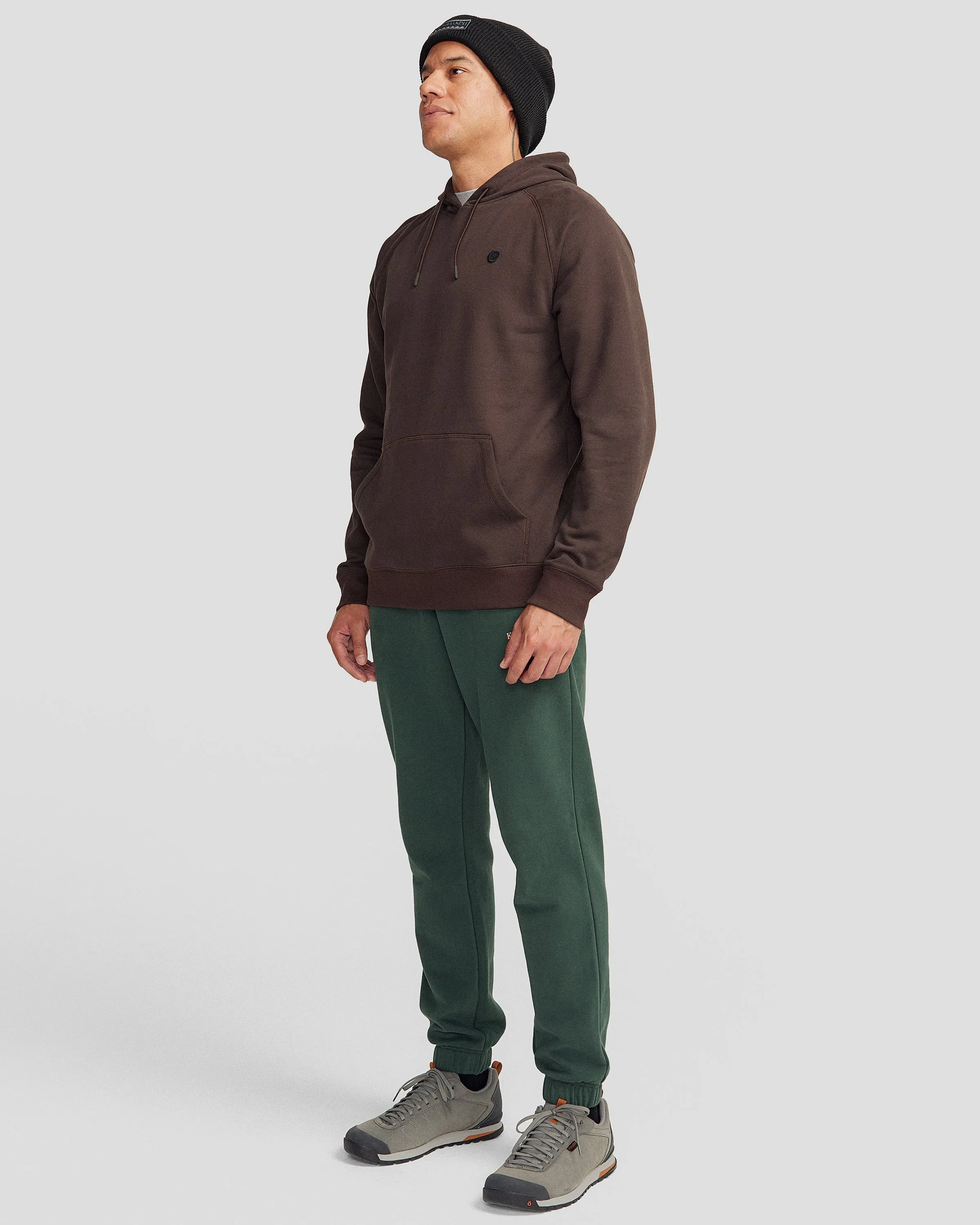 Men's Peak Badge Hoodie - Cold Brew