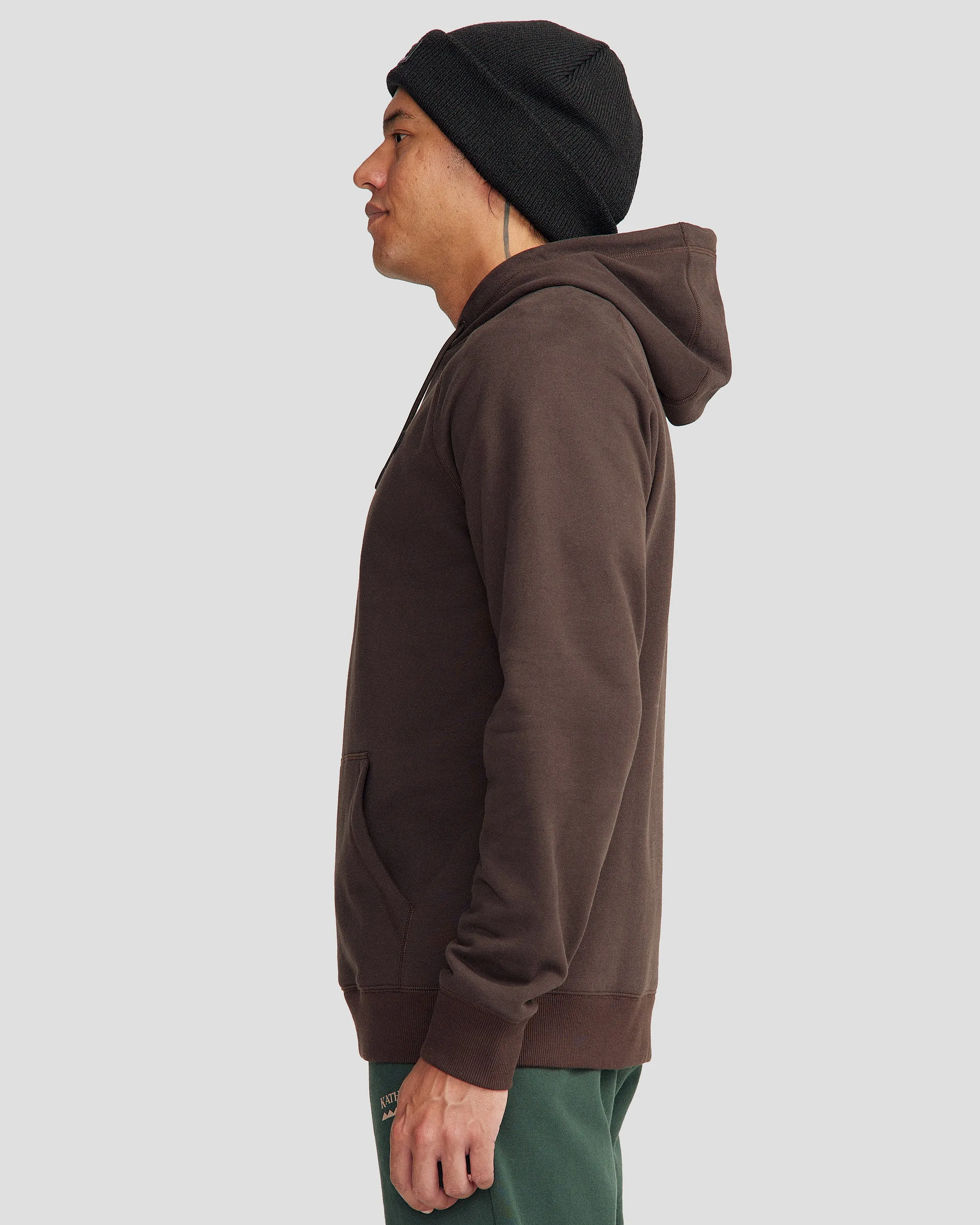 Men's Peak Badge Hoodie - Cold Brew
