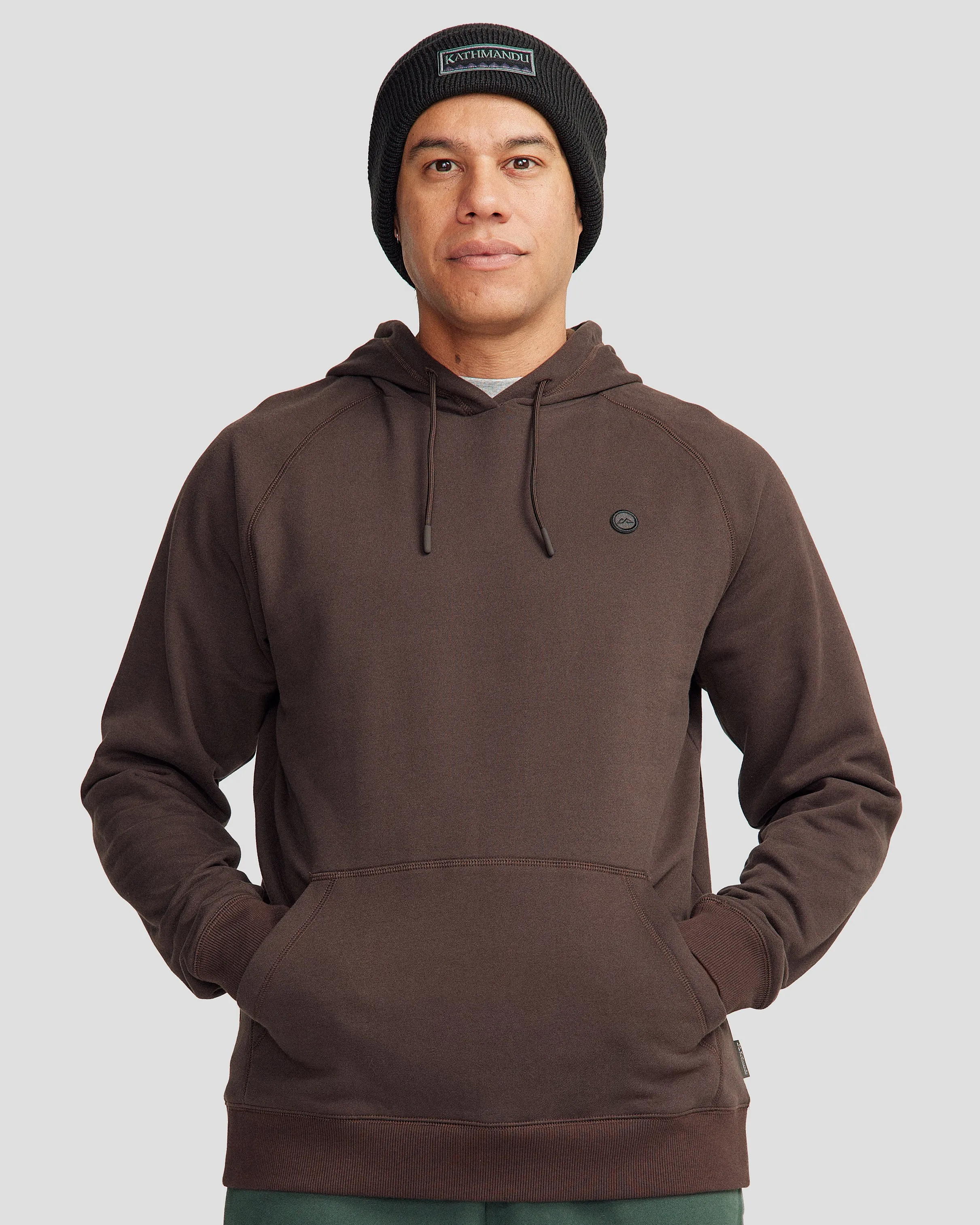 Men's Peak Badge Hoodie - Cold Brew