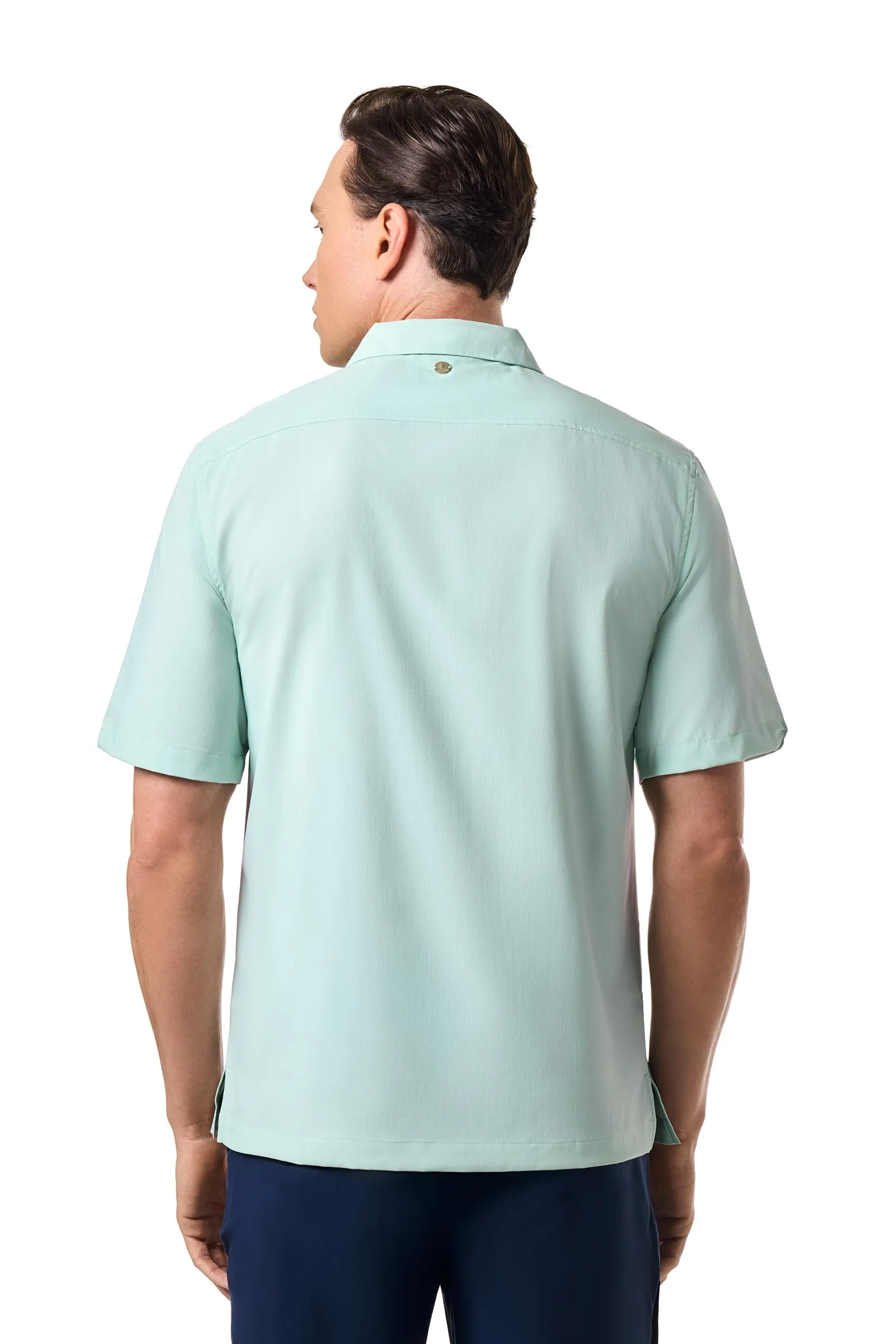 Men's Safari Camp Shirt | Misty Aqua