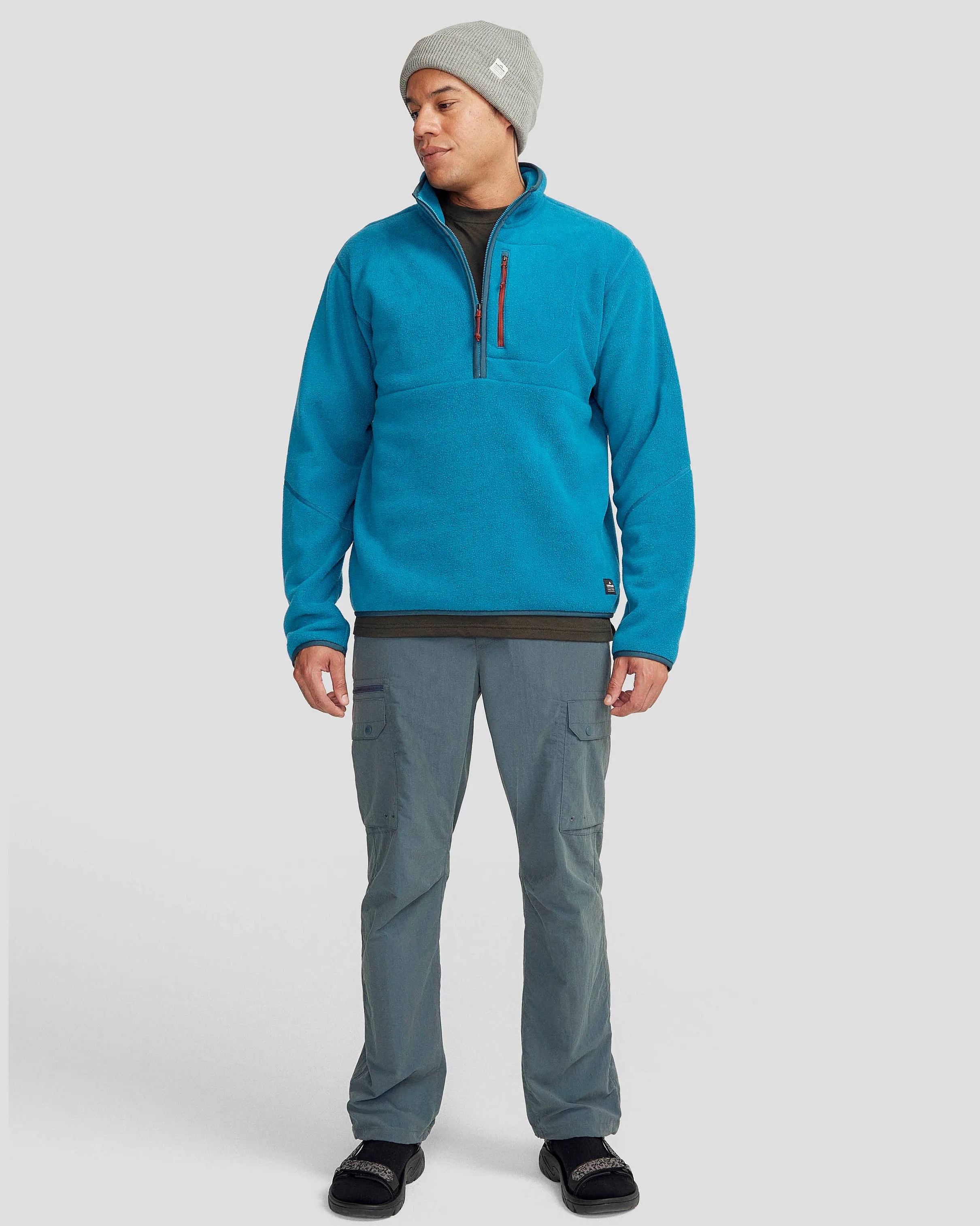 Men's Trailhead Fleece 1/4 Zip Pullover - Dark Eddy