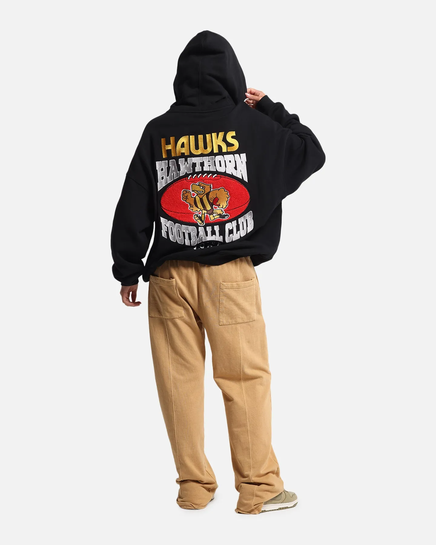 Mitchell & Ness Hawthorn Hawks Team Hoodie Solid Black