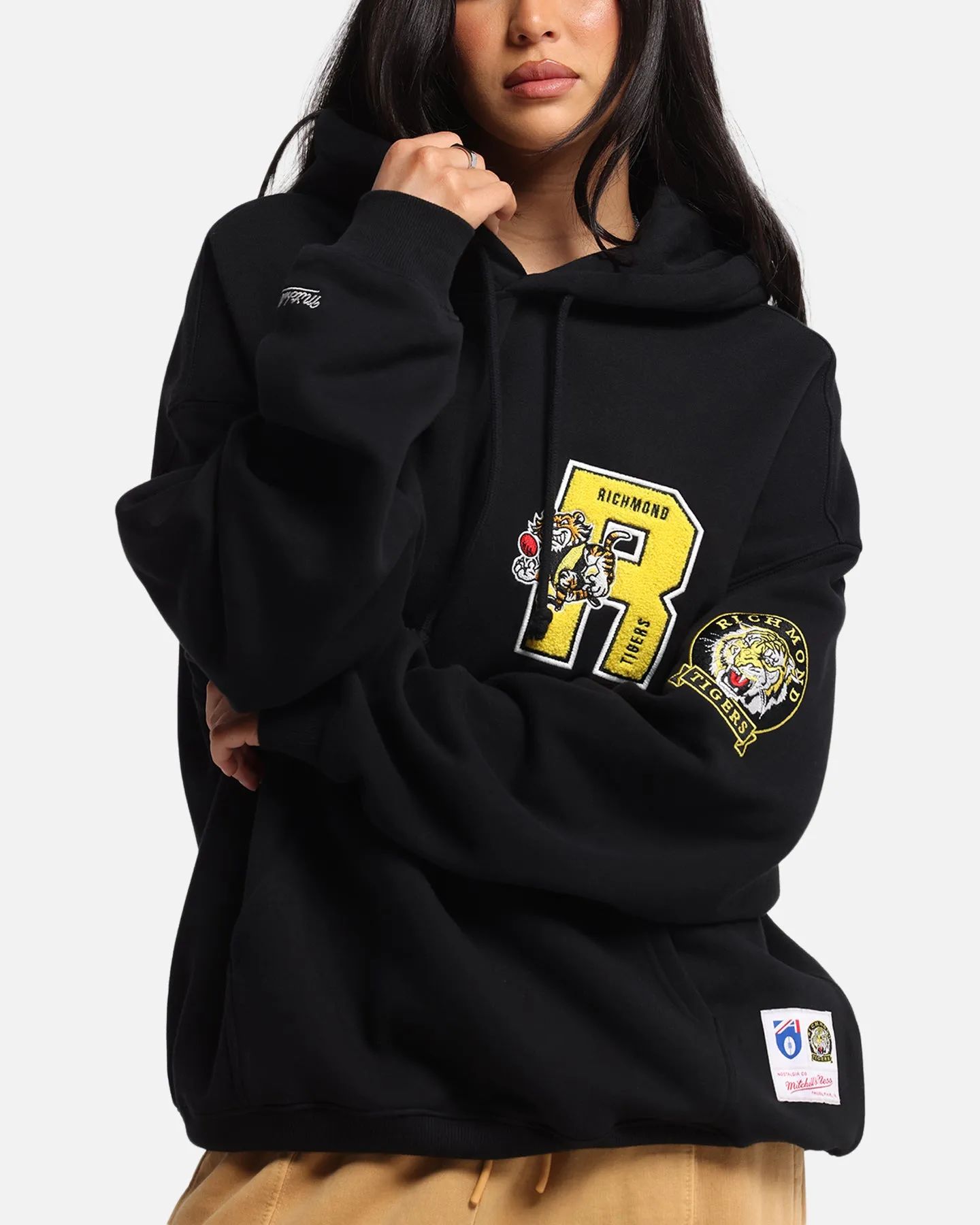 Mitchell & Ness Richmond Tigers Team Hoodie Solid Black