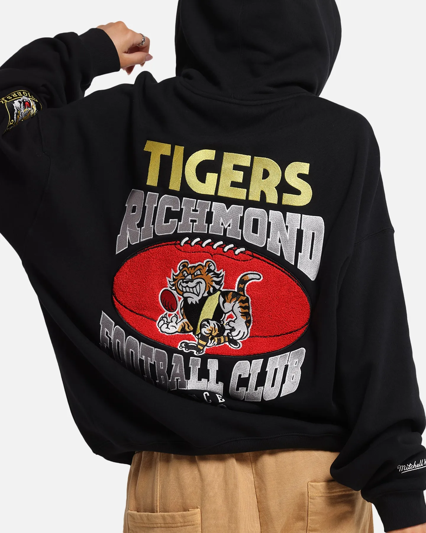 Mitchell & Ness Richmond Tigers Team Hoodie Solid Black