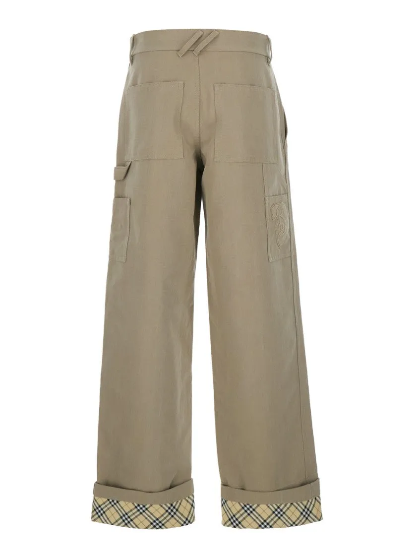 Mw Relaxed Check Lined Work Trousers