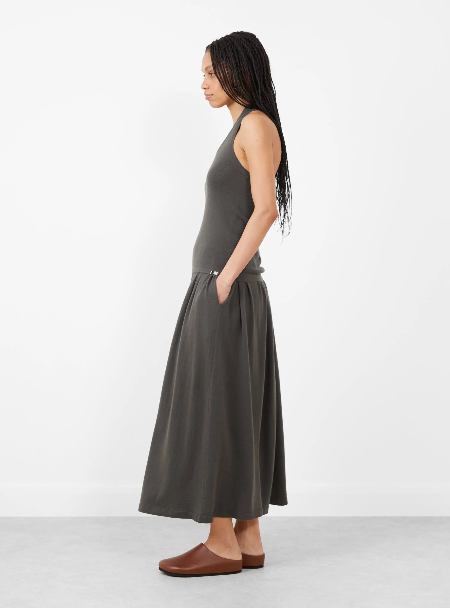 N°409 Jerry Cotton Cashmere Top Mud