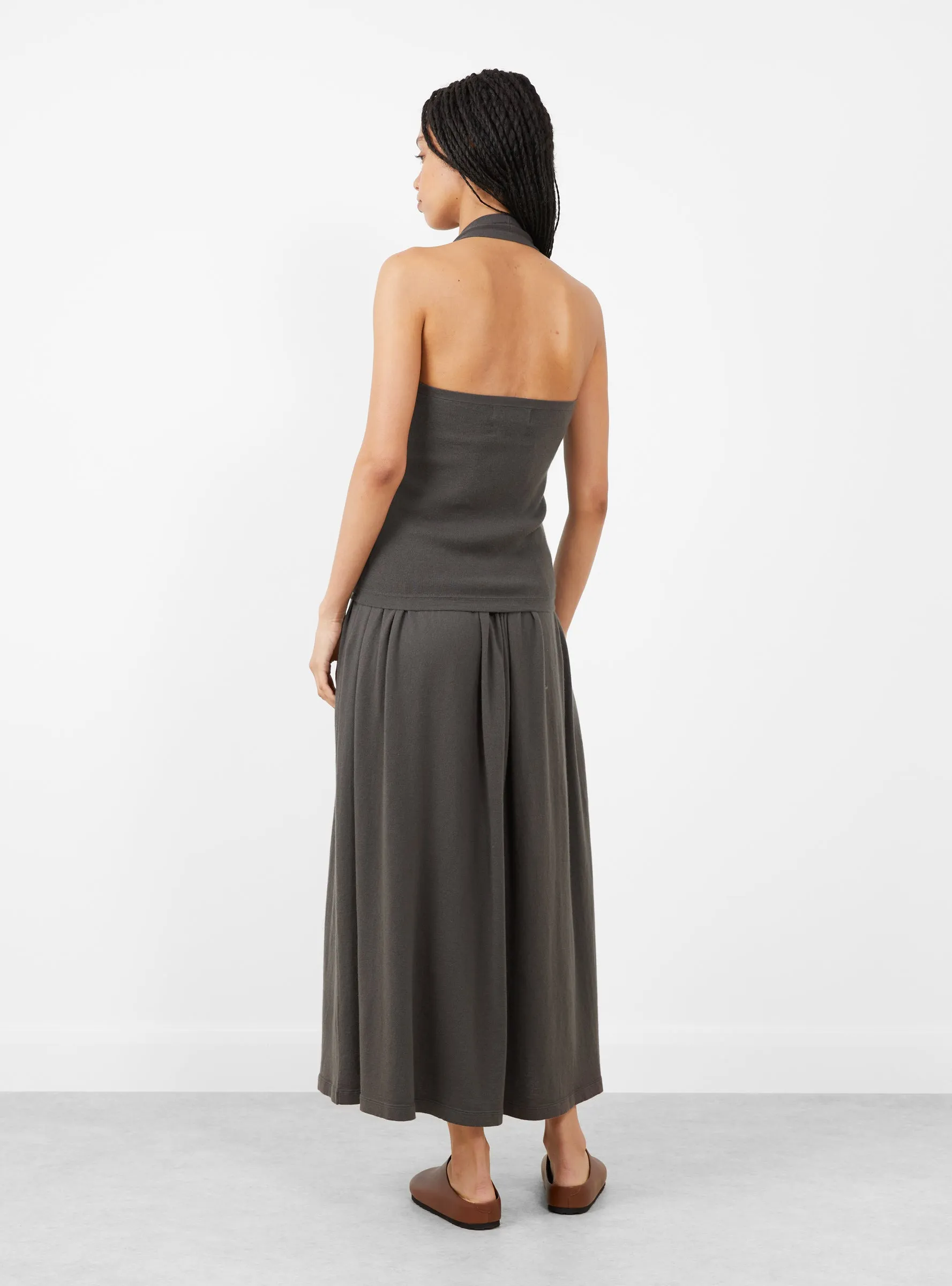 N°409 Jerry Cotton Cashmere Top Mud
