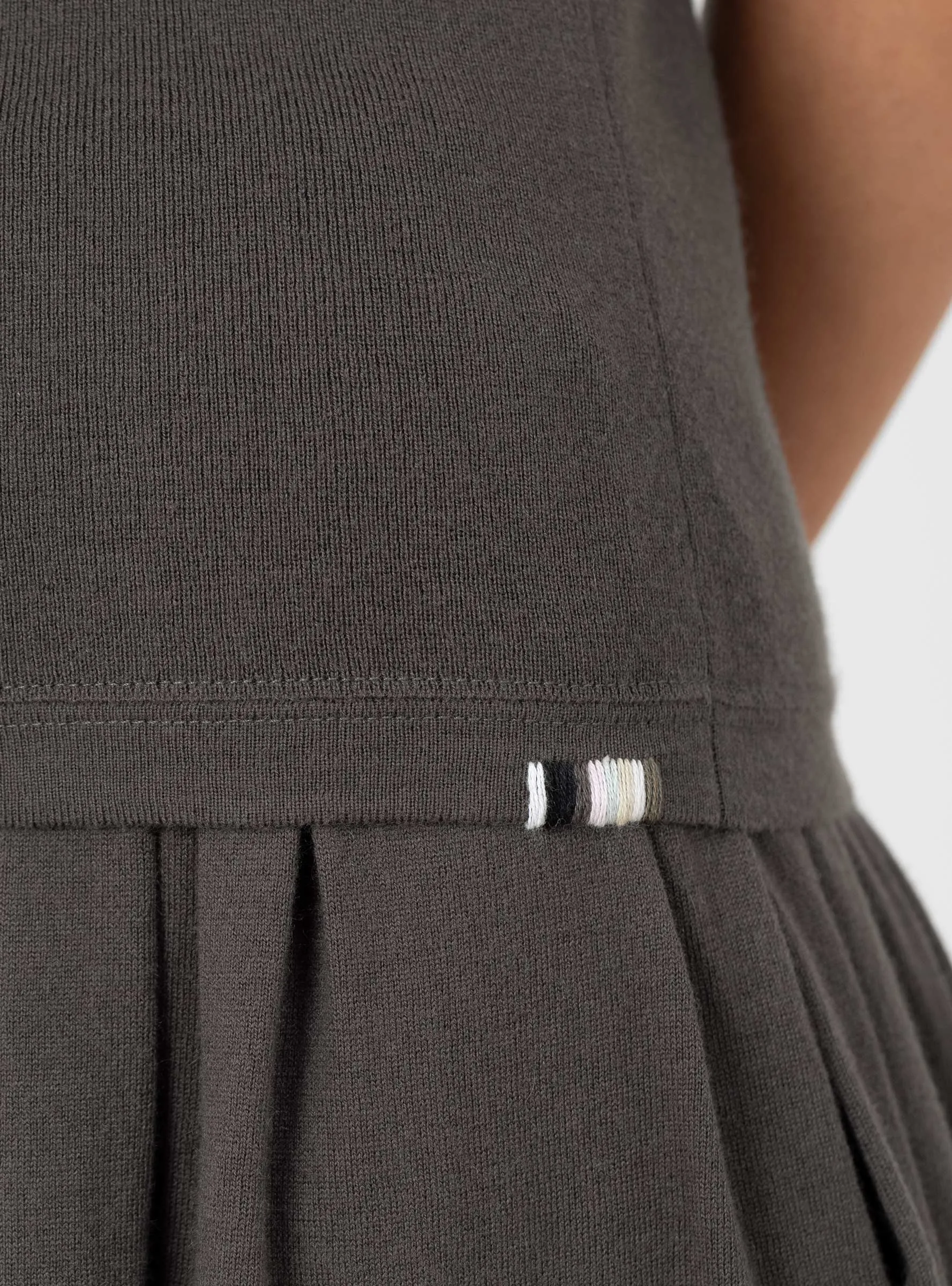 N°409 Jerry Cotton Cashmere Top Mud