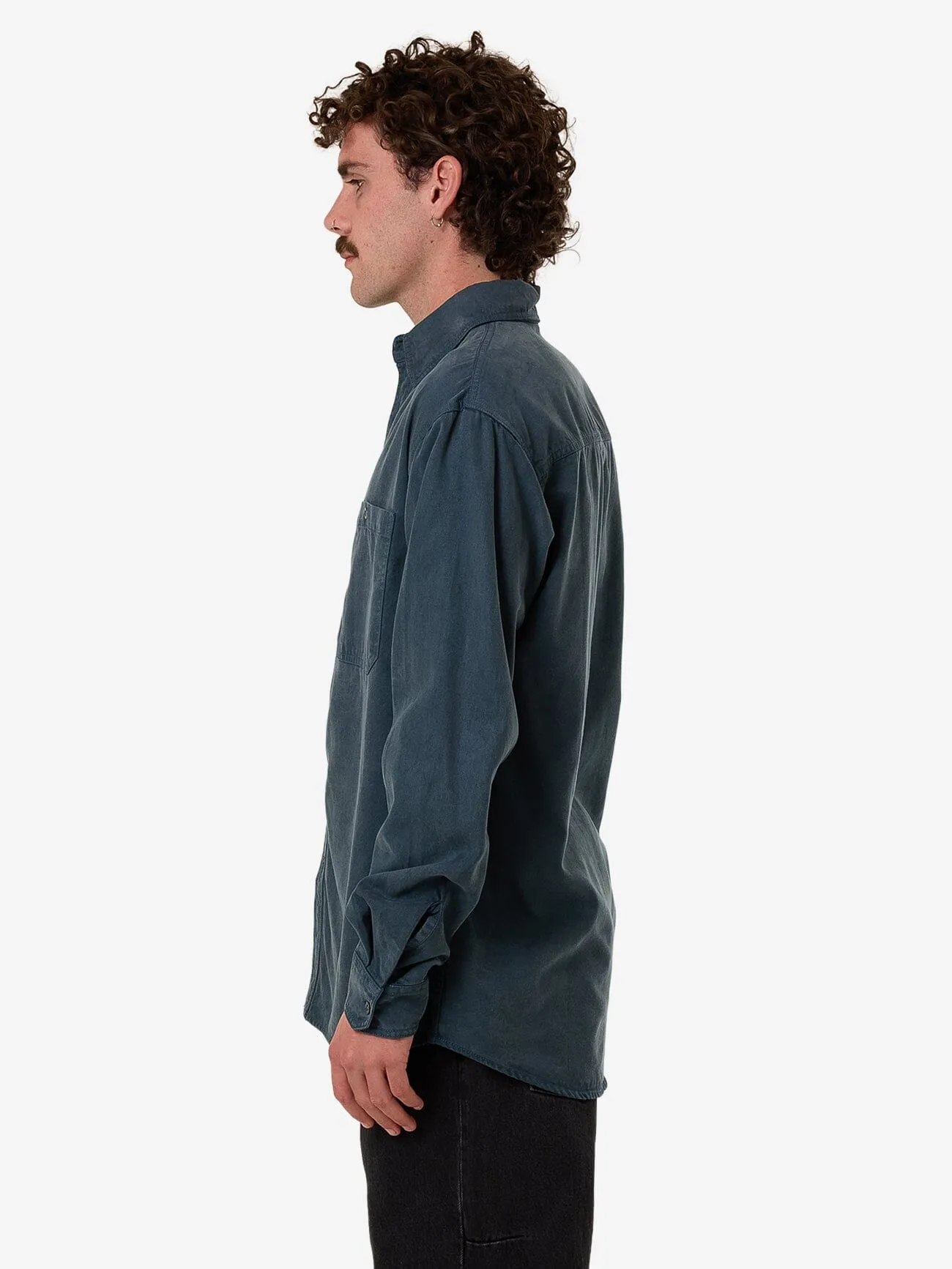 New Issue Long Sleeve Work Shirt - Petrol