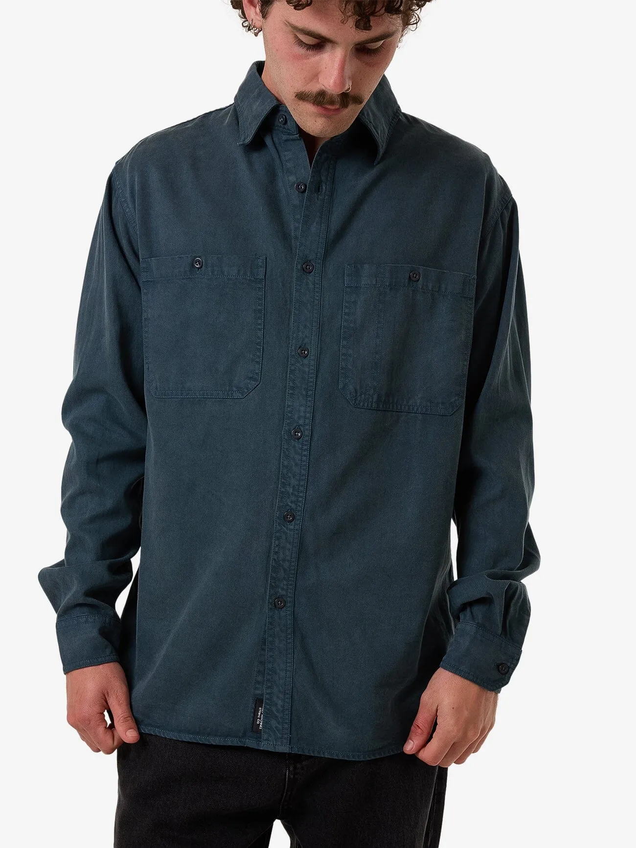 New Issue Long Sleeve Work Shirt - Petrol