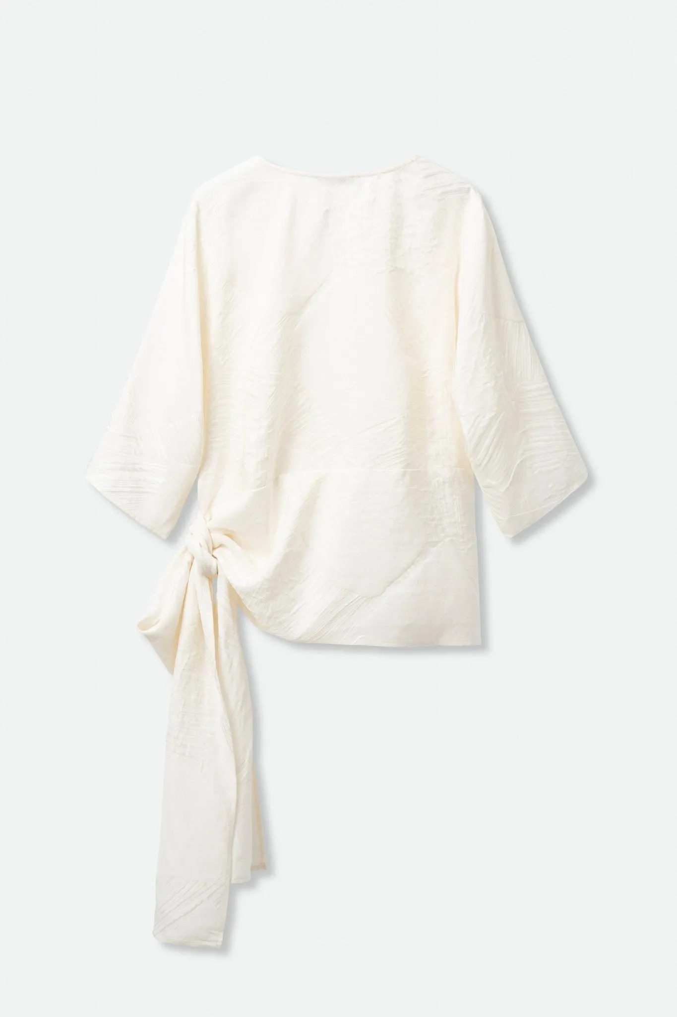 NORA TOP IN LINEN-SILK