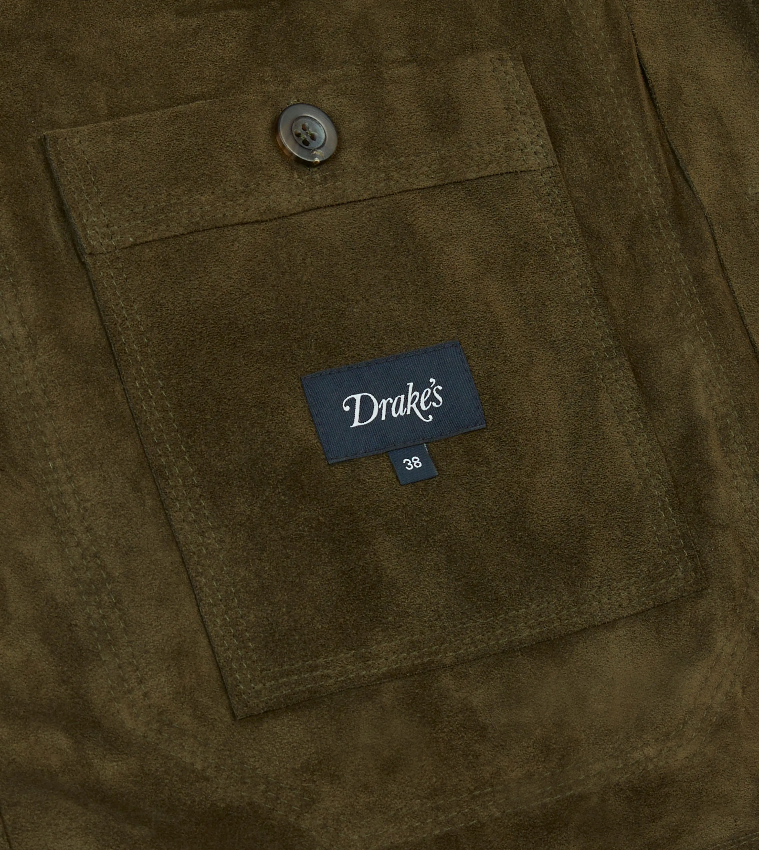 Olive Suede Welder Jacket