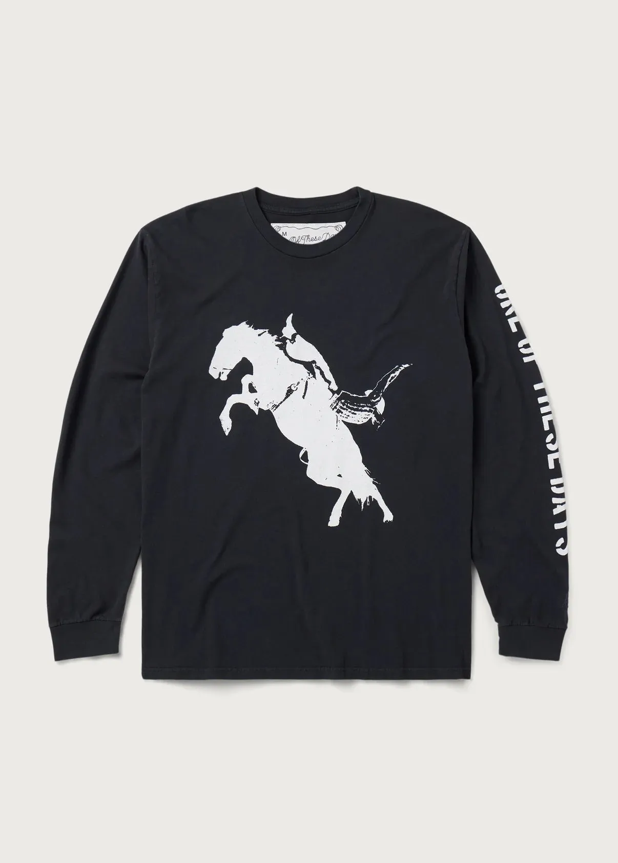 One of These Days - Fallin' Rain Longsleeve Washed Black