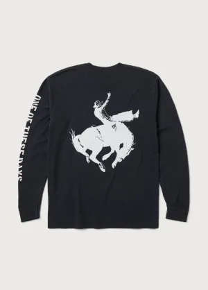 One of These Days - Fallin' Rain Longsleeve Washed Black