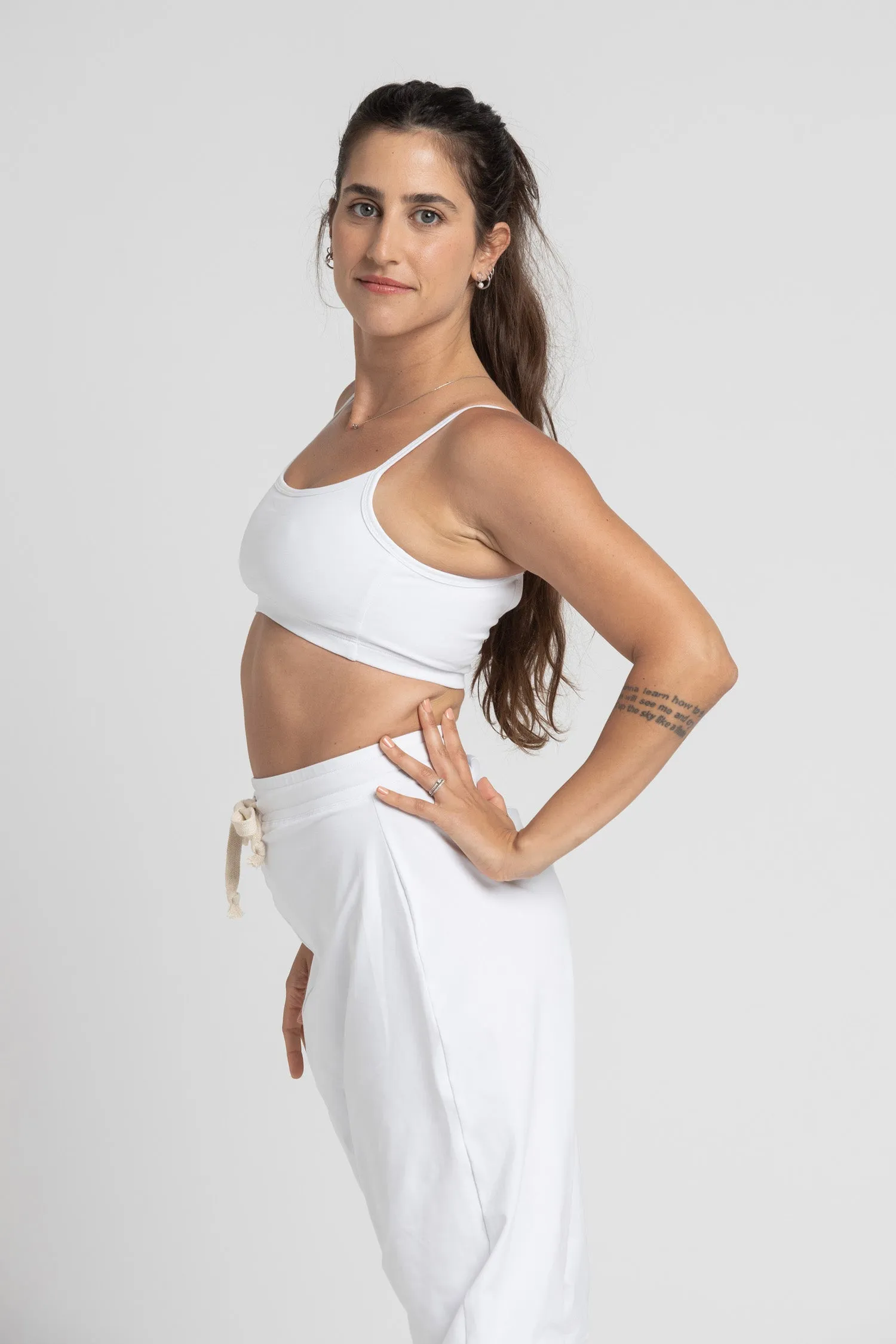 Organic Cotton Low Back Bra