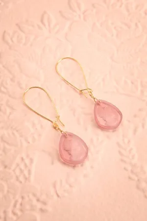 Palmyre Mauve | Pendant Earrings