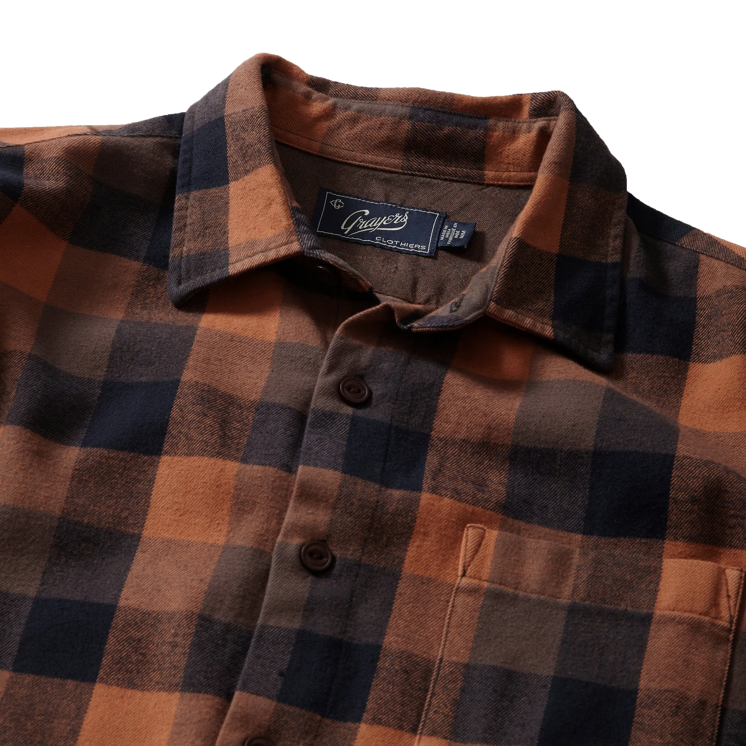 Pioneer Plaid Flannel - Rubber Navy (Final Sale)