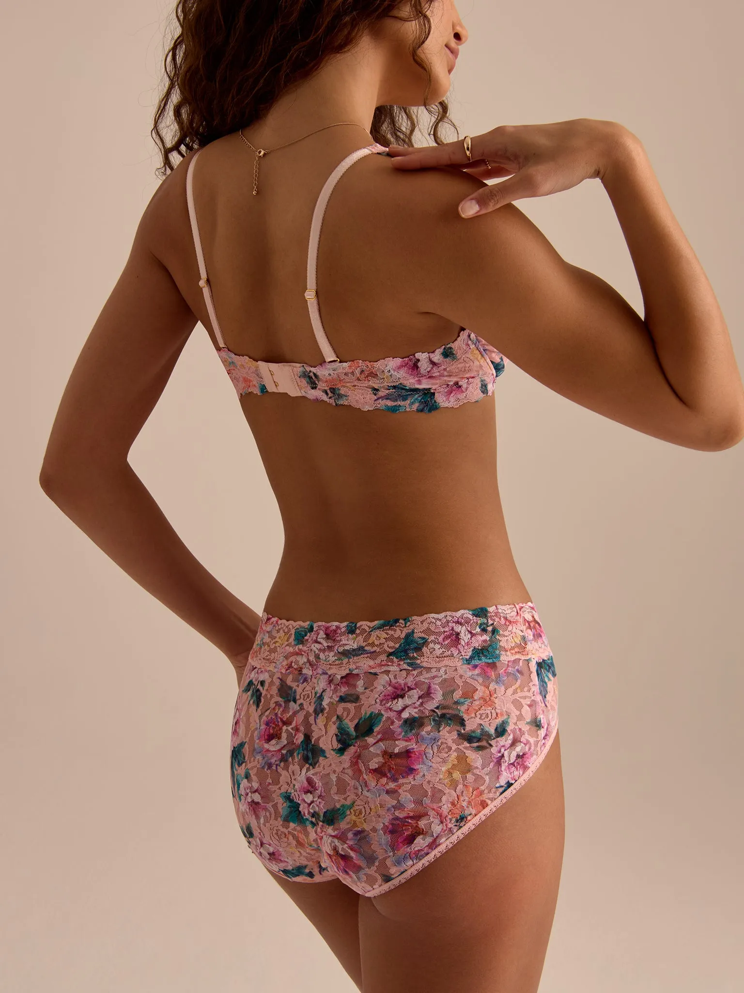 Printed Signature Lace® Balconette Buy Myself Flowers