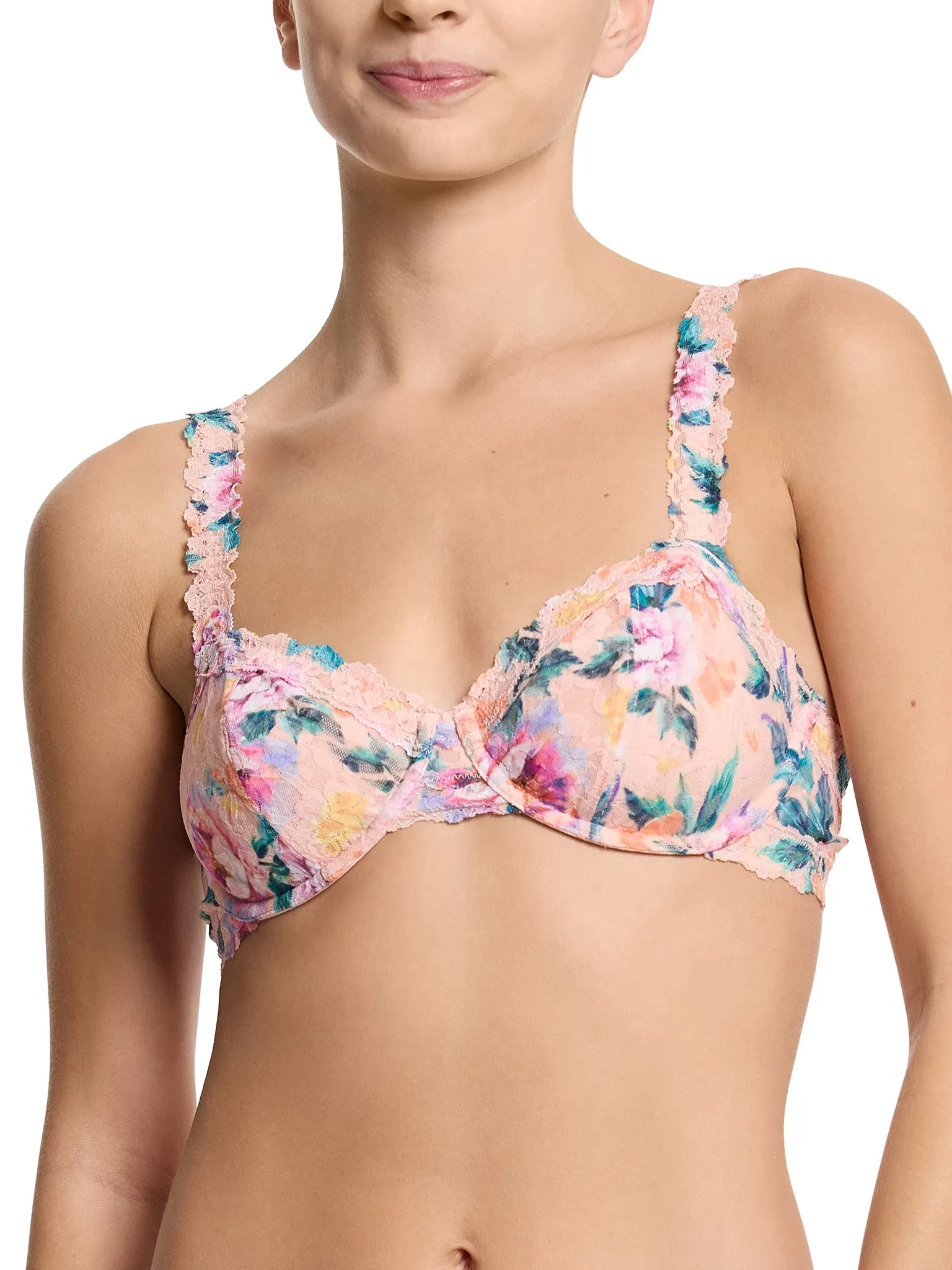 Printed Signature Lace® Balconette Buy Myself Flowers