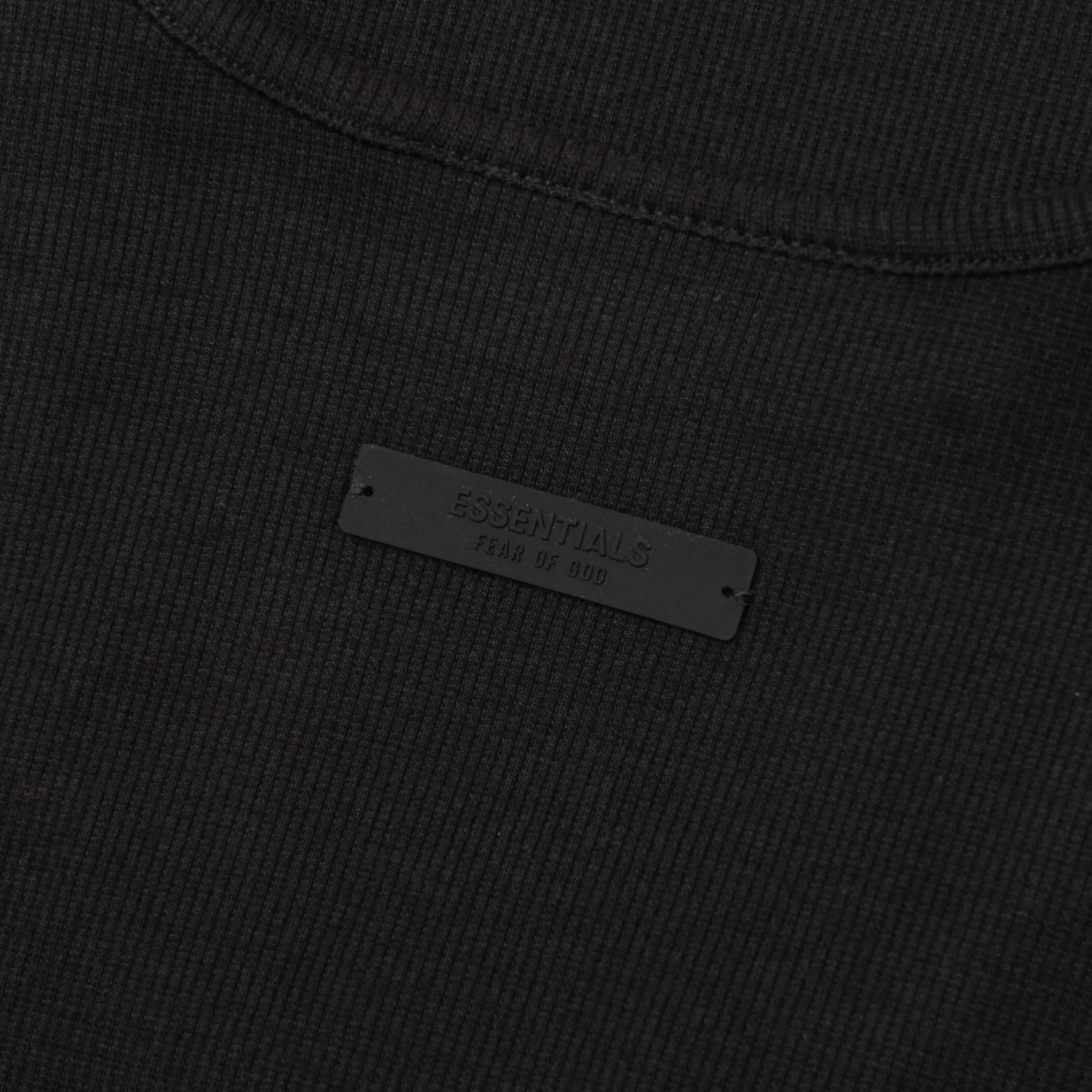 Ribbed Tank - Black