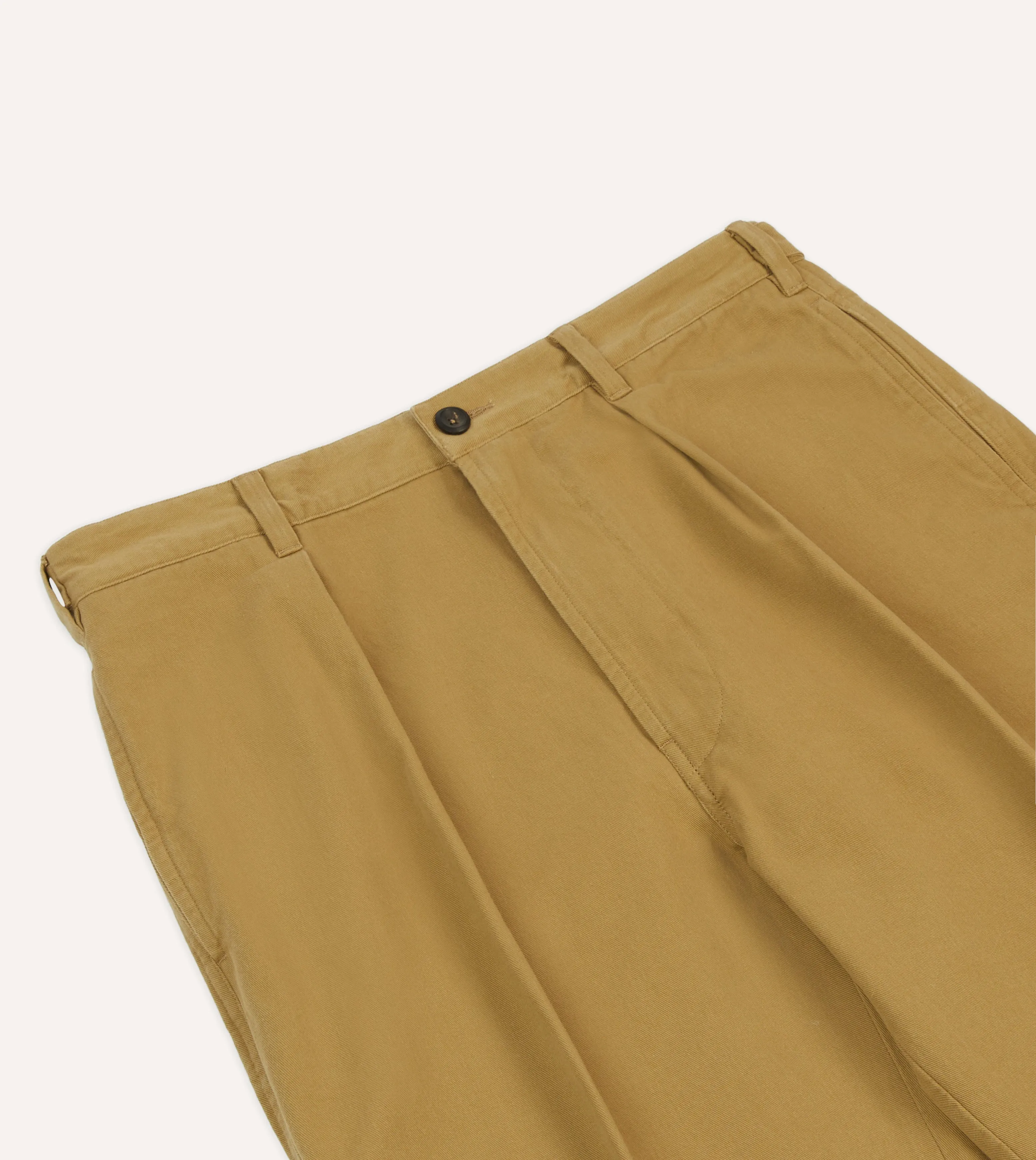 Sand Vintage Wash Cotton Games Trousers